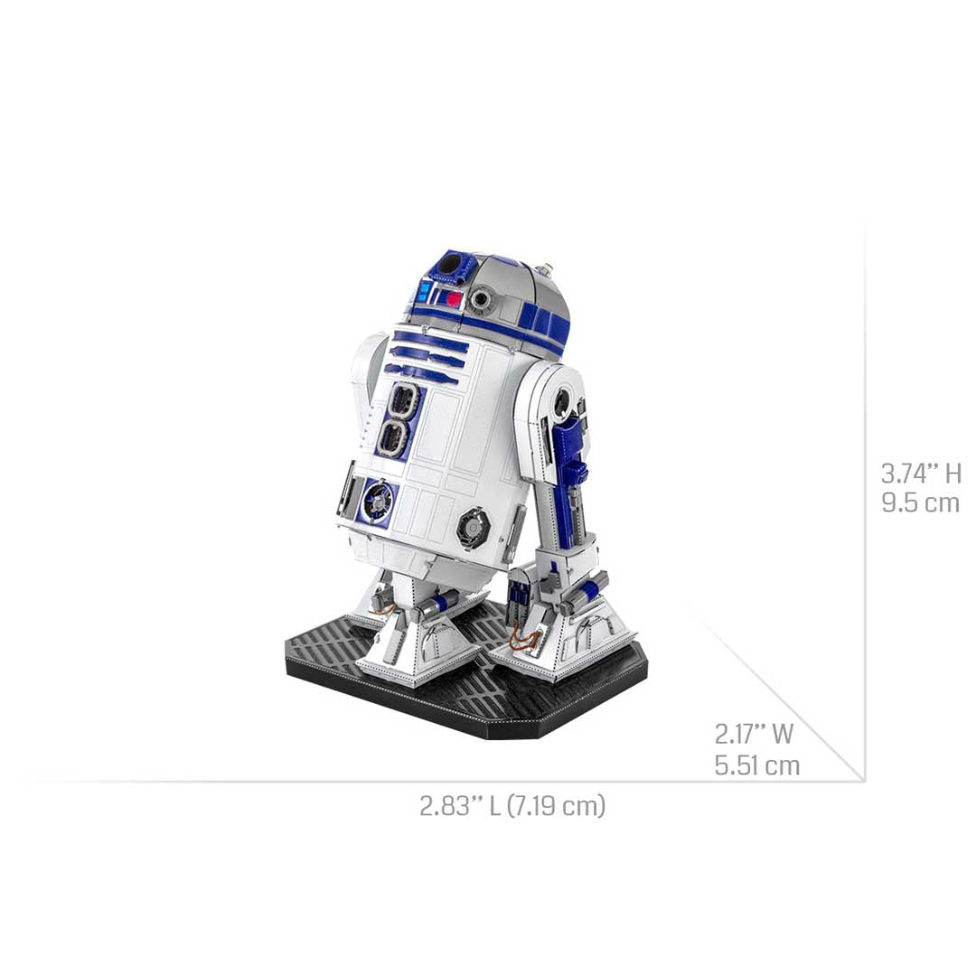 Metal Earth STAR Premium Series STAR WARS R2-D2 ICX131 Modellbausatz Puzzle DIY Bausatz präzise gelasert stabil langlebig
