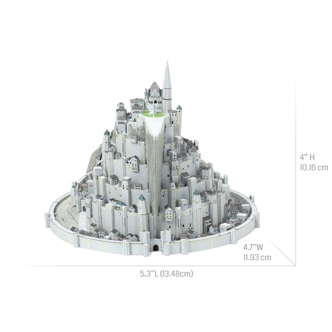 Metal Earth Premium Series: Herr der Ringe Minas Tirith ICX239 Modellbausatz Puzzle DIY Bausatz präzise gelasert stabil langlebig
