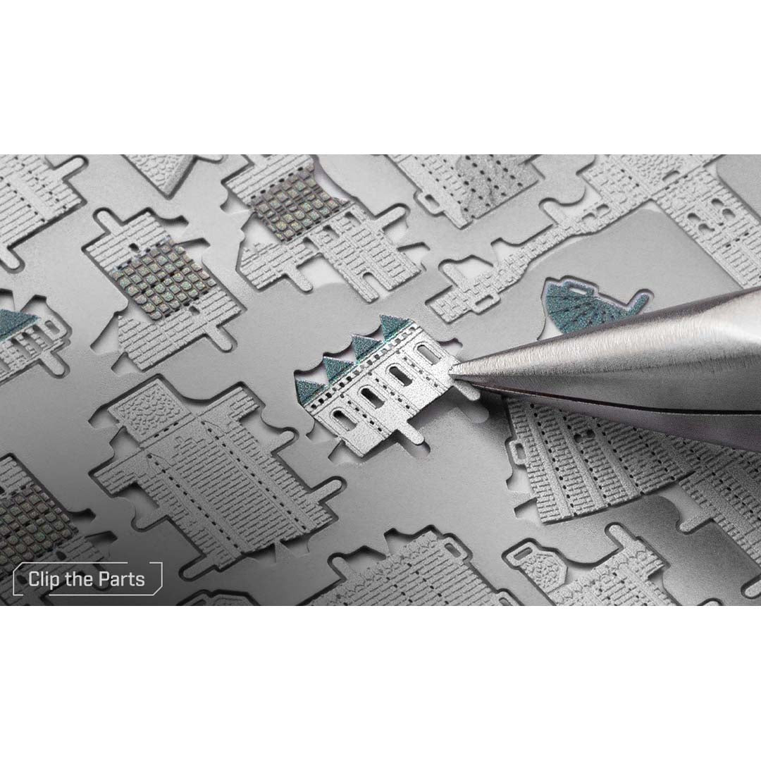 Metal Earth Premium Series: Herr der Ringe Minas Tirith ICX239 Modellbausatz Puzzle DIY Bausatz präzise gelasert stabil langlebig