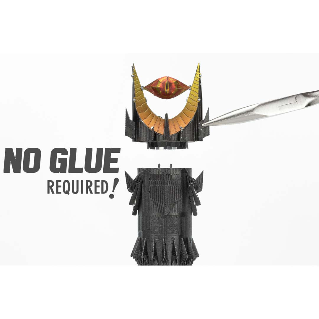 Metal Earth BARAD Premium Series Herr der Ringe - BARAD-DÛR ICX238 Modellbausatz Puzzle DIY Bausatz präzise gelasert stabil langlebig