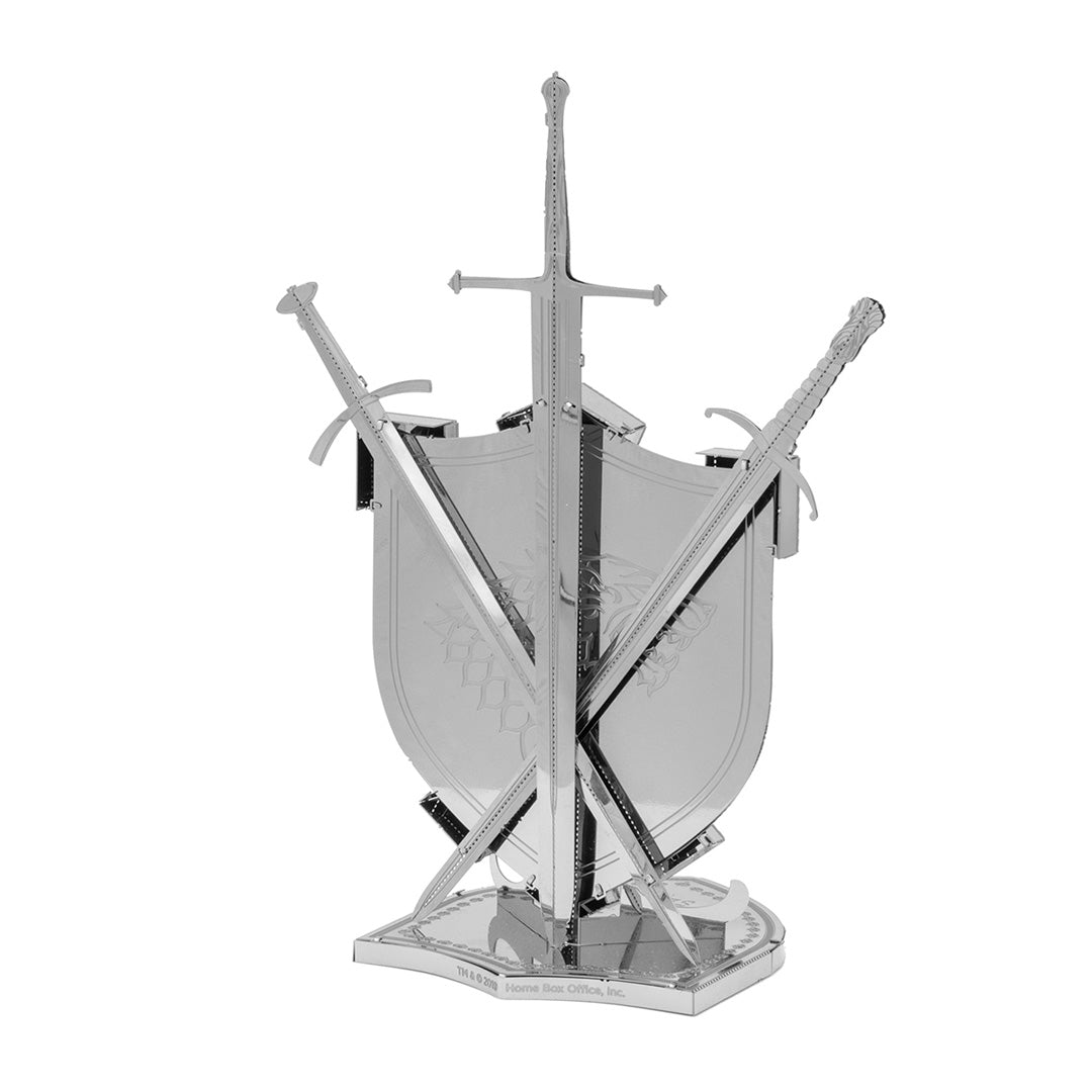 Metal Earth Premium Series Game of Thrones: House Stark Sigil ICX125 Modellbausatz Puzzle DIY Bausatz präzise gelasert stabil langlebig