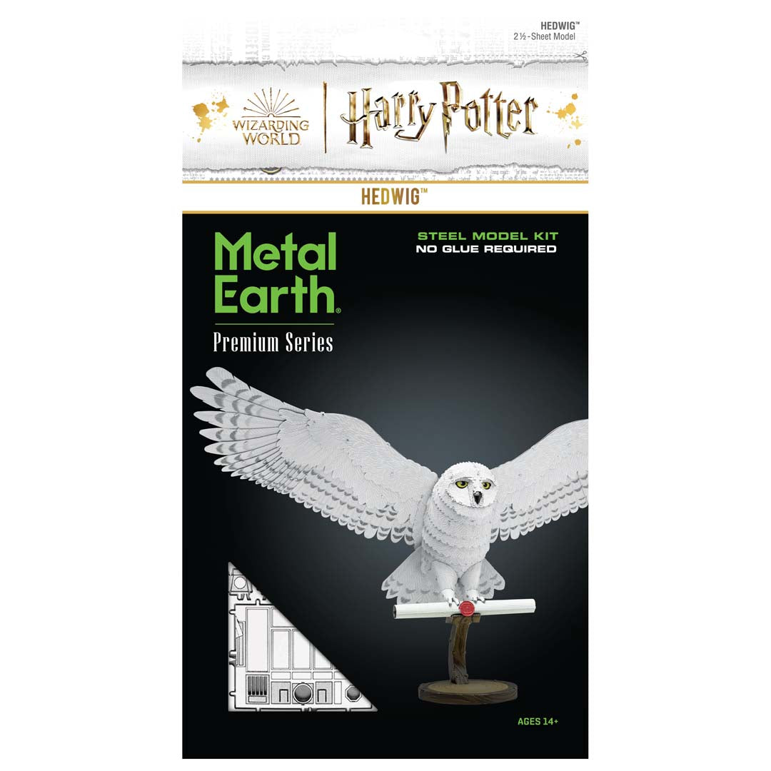 Metal Earth Premium Series Harry Potter - Hedwig PS2007 Modellbausatz Puzzle DIY Bausatz präzise gelasert stabil langlebig