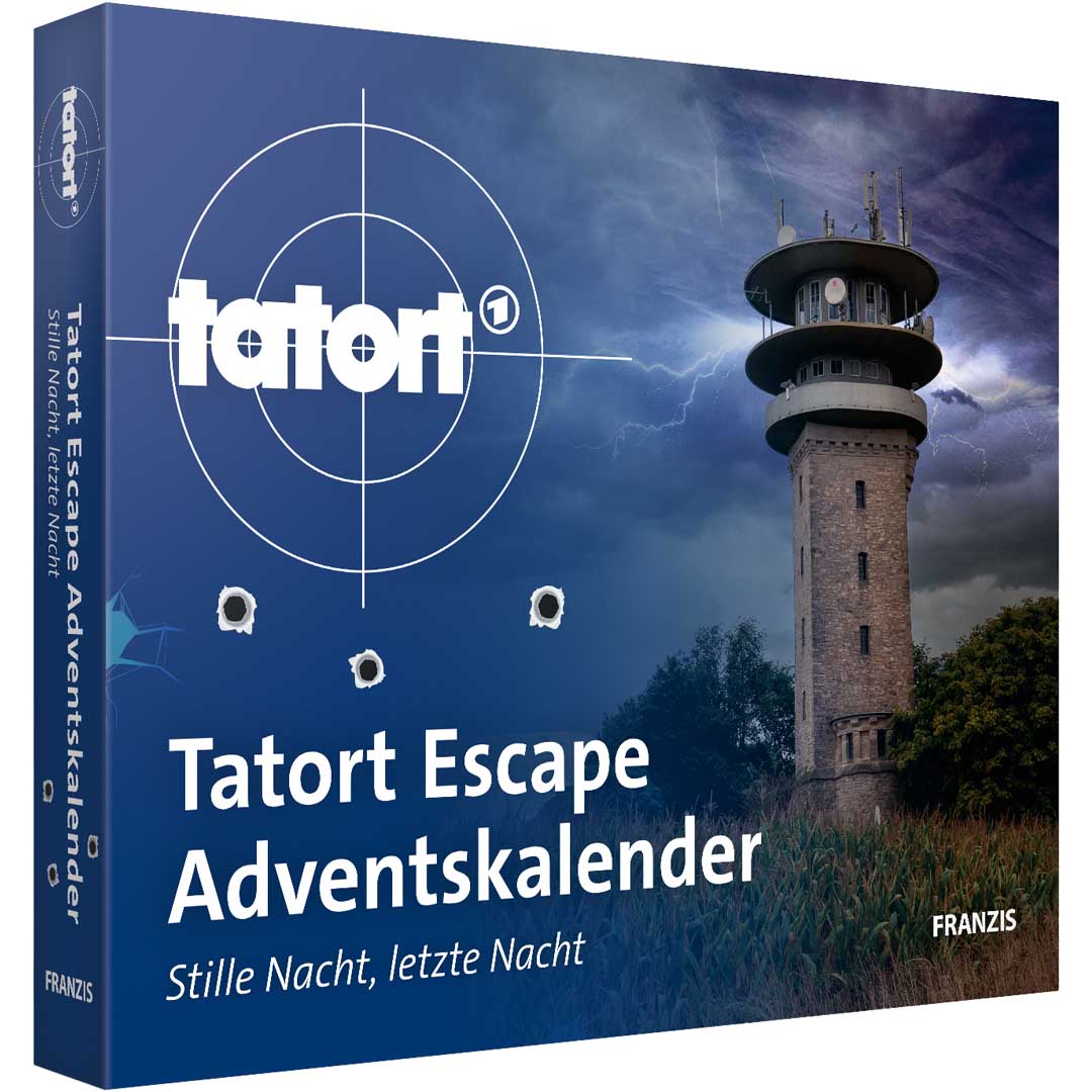 Adventskalender TATORT Escape Stille Nacht, letzte Nacht Weihnachtskalender Krimi-Kalender Franzis