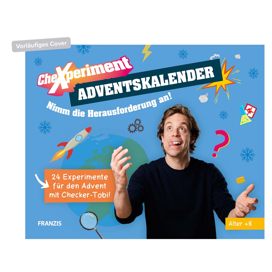 Adventskalender CHEXPERIMENT mit Checker-Tobi Weihnachtskalender Experimente für Kinder Franzis