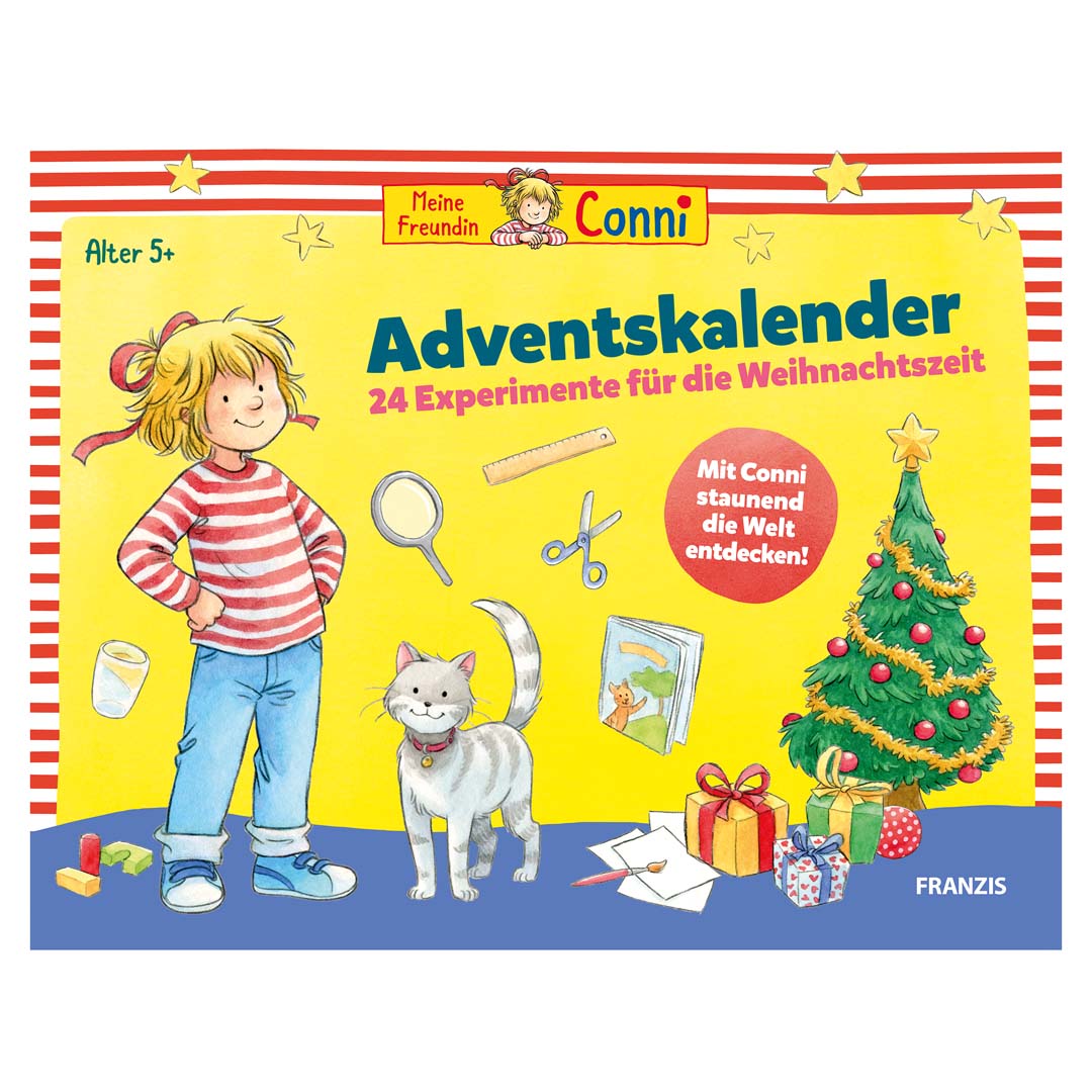Adventskalender MEINE Freundin Conni Weihnachtskalender Experimentier-Set für Kinder Franzis