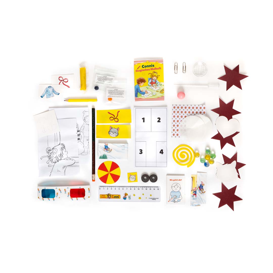Adventskalender MEINE Freundin Conni Weihnachtskalender Experimentier-Set für Kinder Franzis