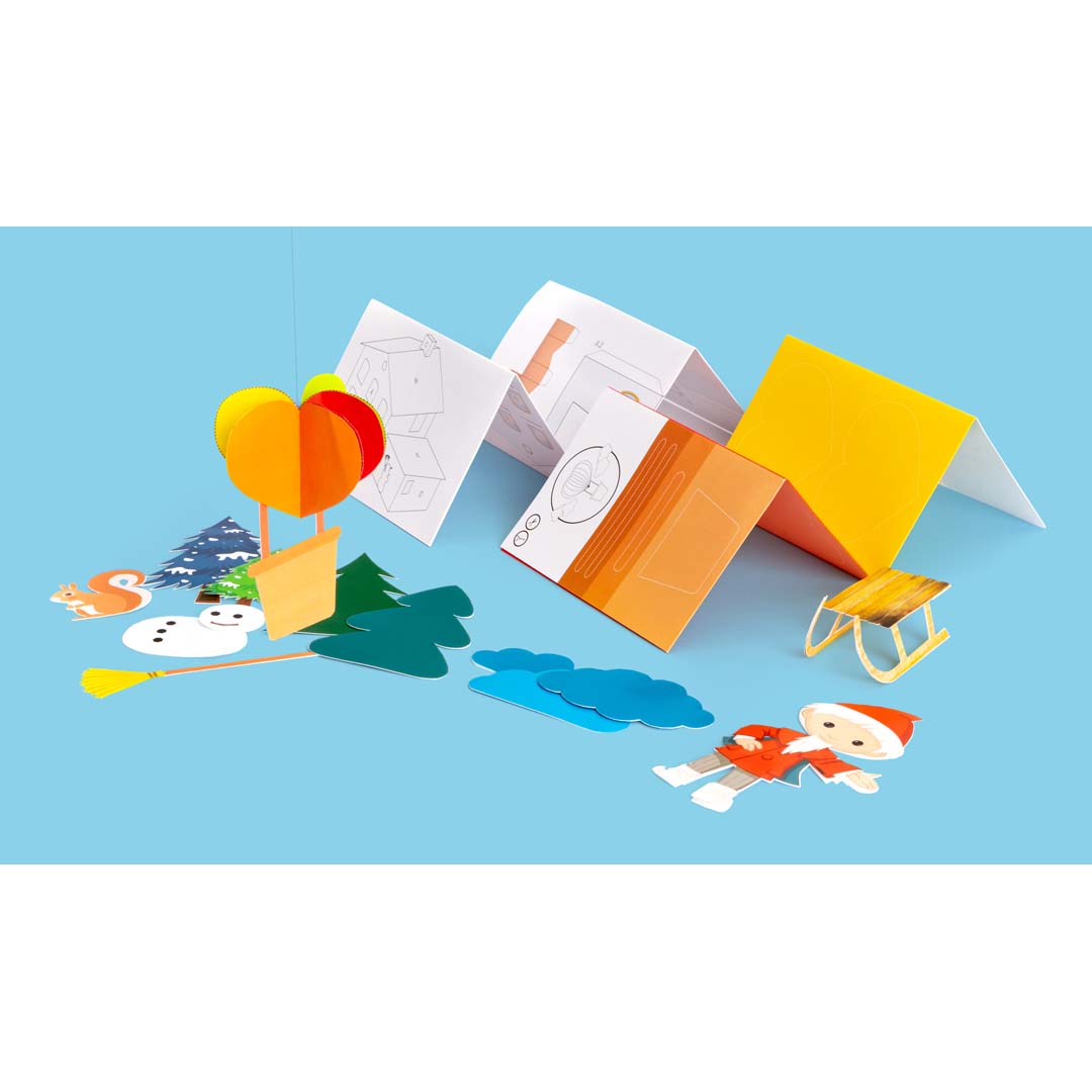 Adventskalender SANDMÄNNCHEN Bastelspass Weihnachtskalender mit Geschichten für Kleinkinder Franzis