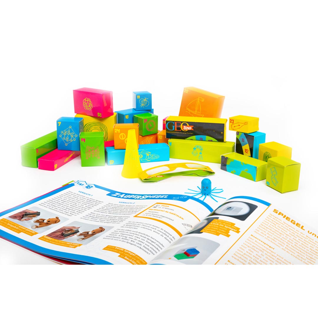 Adventskalender GEOLINO Naturwissenschaften Weihnachtskalender mit Experimenten für Kinder Franzis