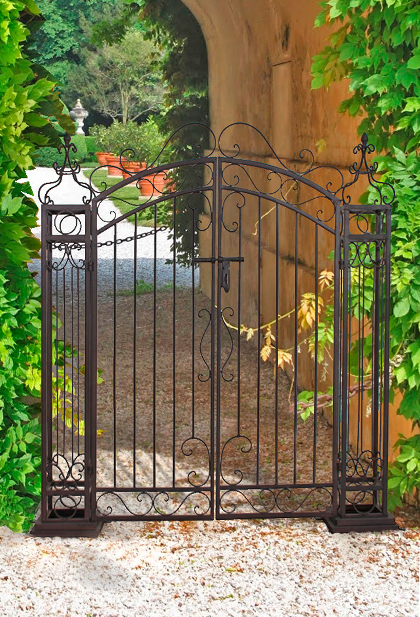 Pforte GALERAS Gartentor Eingangstor Rostoptik Garden Pleasure