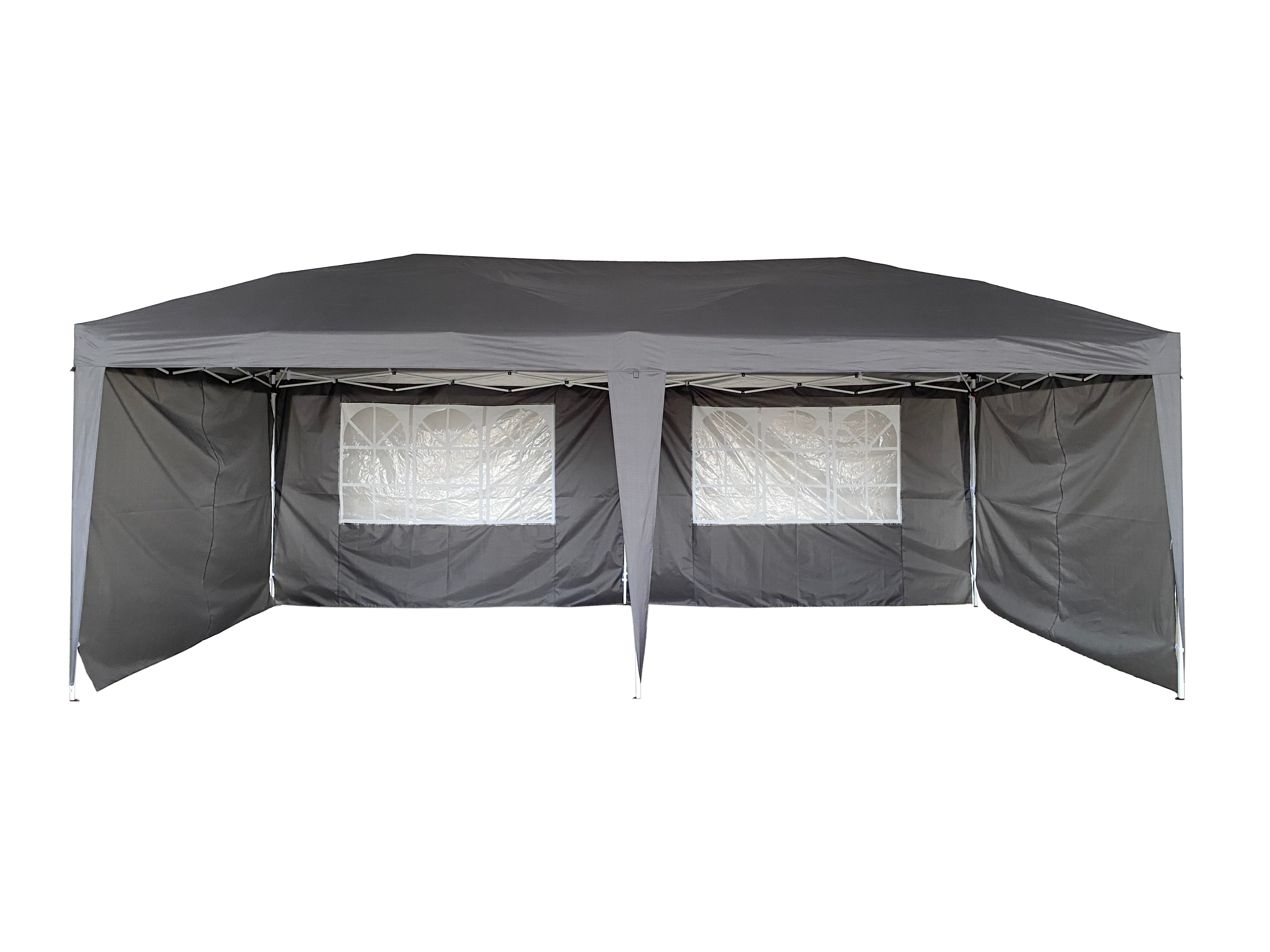 Pavillon SAMBESI Faltpavillon Gartenzelt Partyzelt Garden Pleasure anthrazit