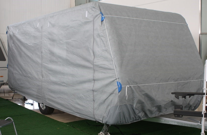 Wohnwagen Abdeckhaube XXL Schutzhülle Caravan Garage Garden Pleasure atmungsaktiv winterfest