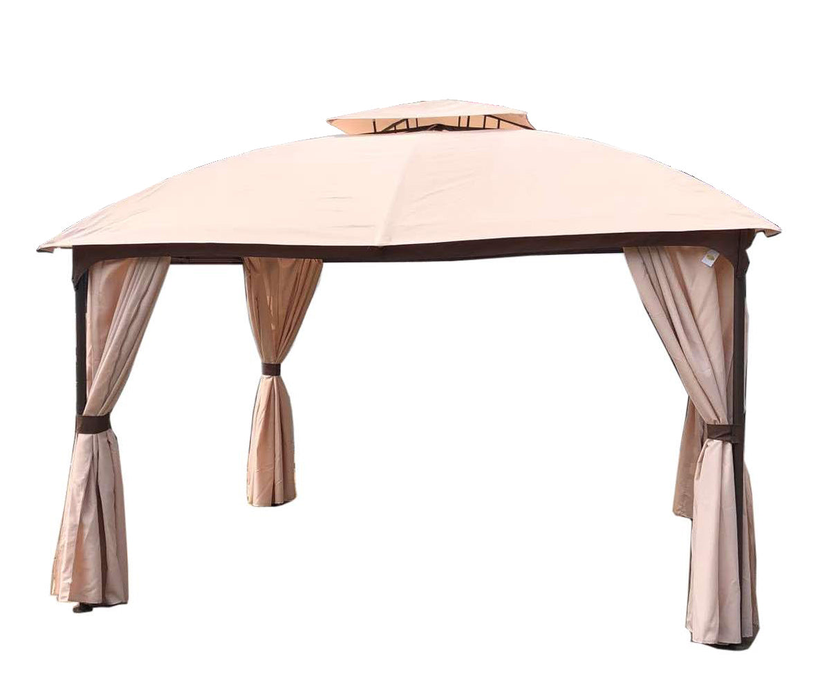 Pavillon PIRES Gartenzelt Pergola Garden Pleasure stabil wasserabweisend Outdoor mit Seitenschals