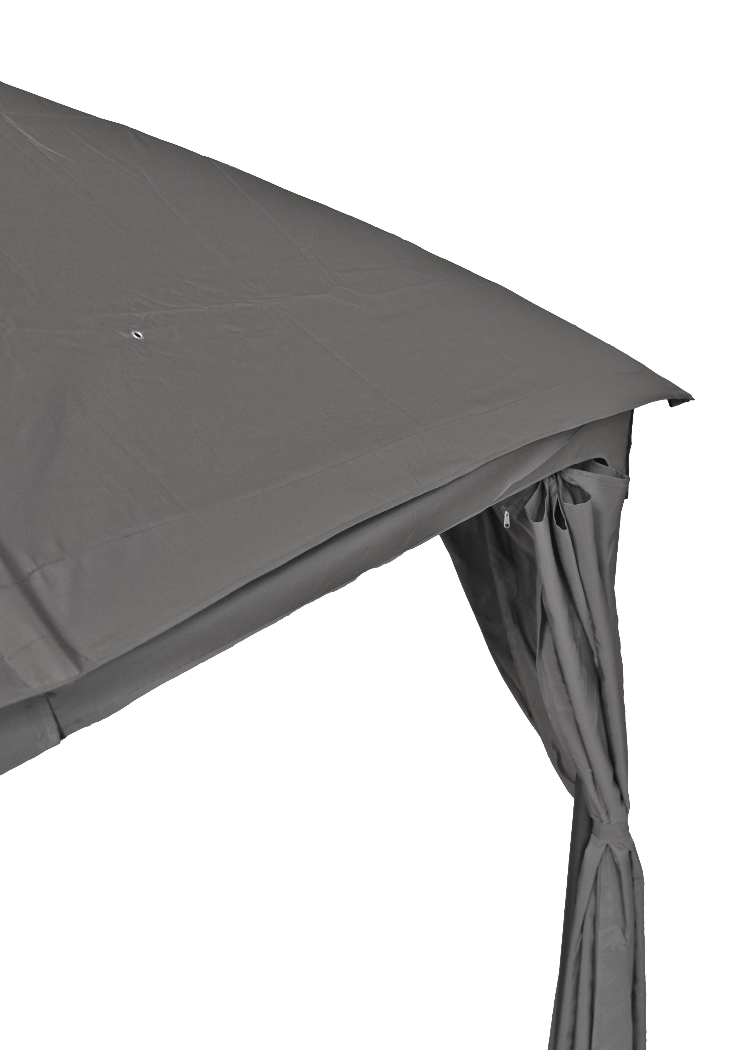 Pavillon KAMA Gartenzelt Pergola Garden Pleasure robust elegant Outdoor mit Seitenschals