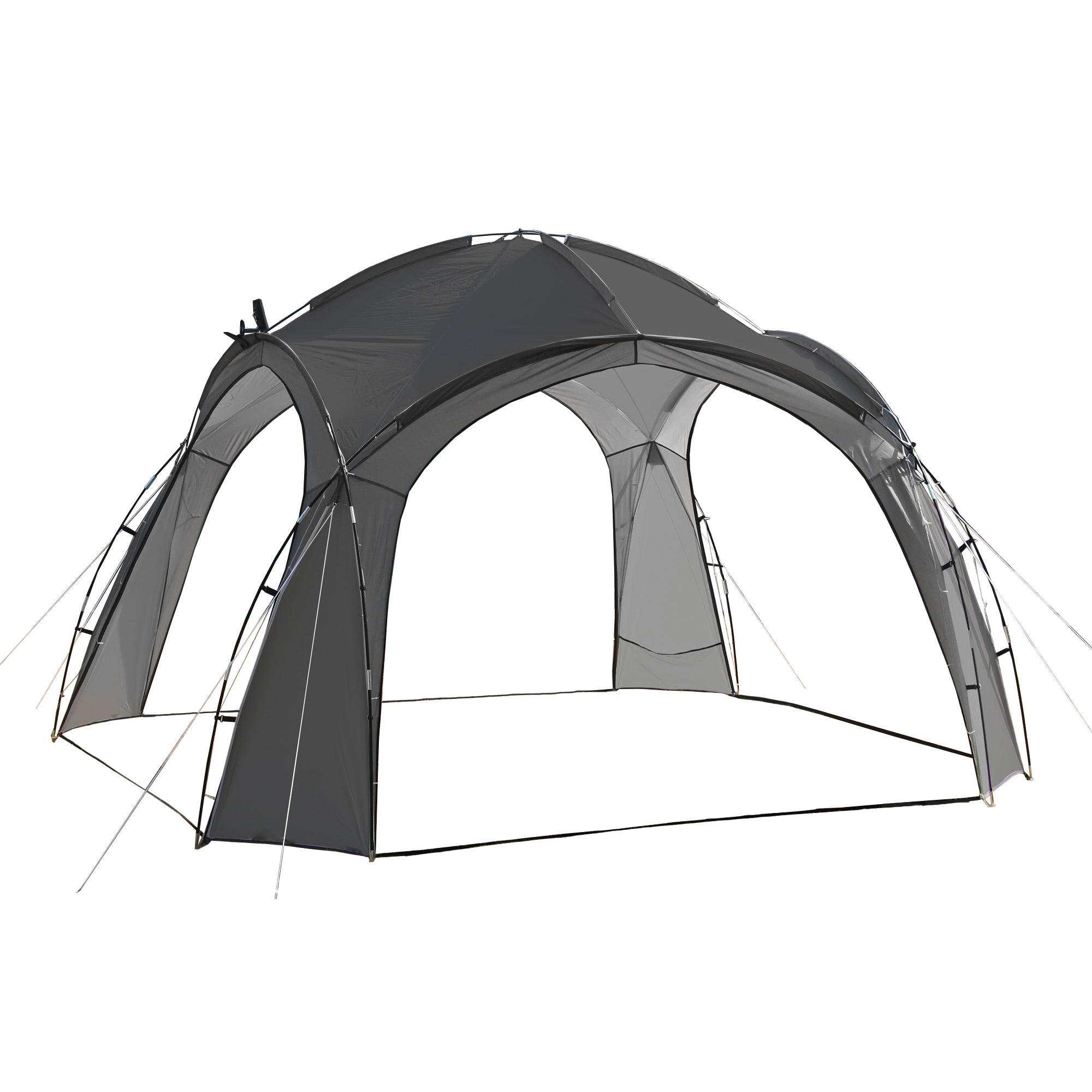 Pavillon TICINO Gartenzelt Kuppelzelt Garden Pleasure leicht mobil wetterfest Outdoor mit Tragetasche