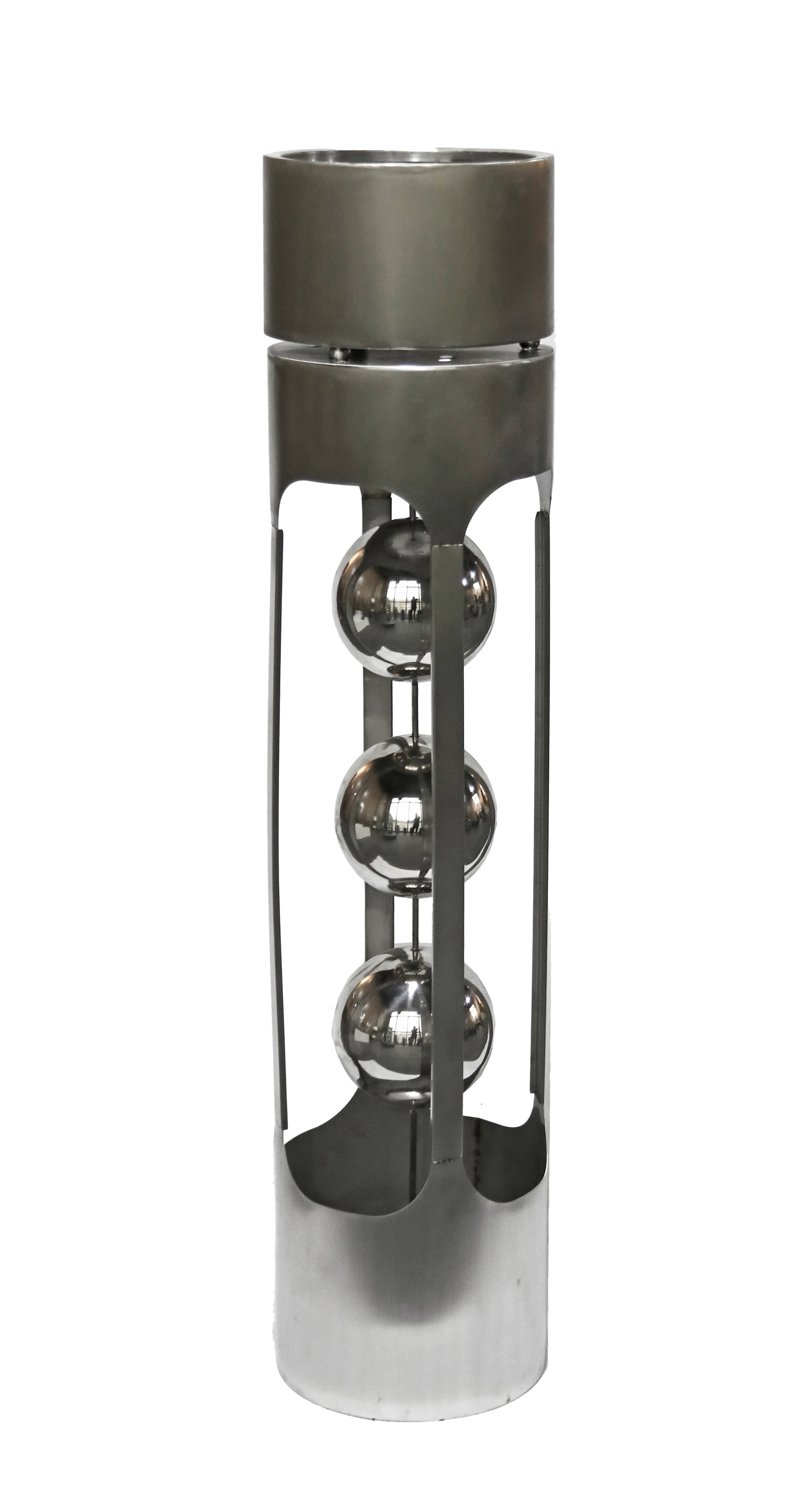 Pflanzsäule PEARL Blumenständer Dekosäule Edelstahl Garden Pleasure