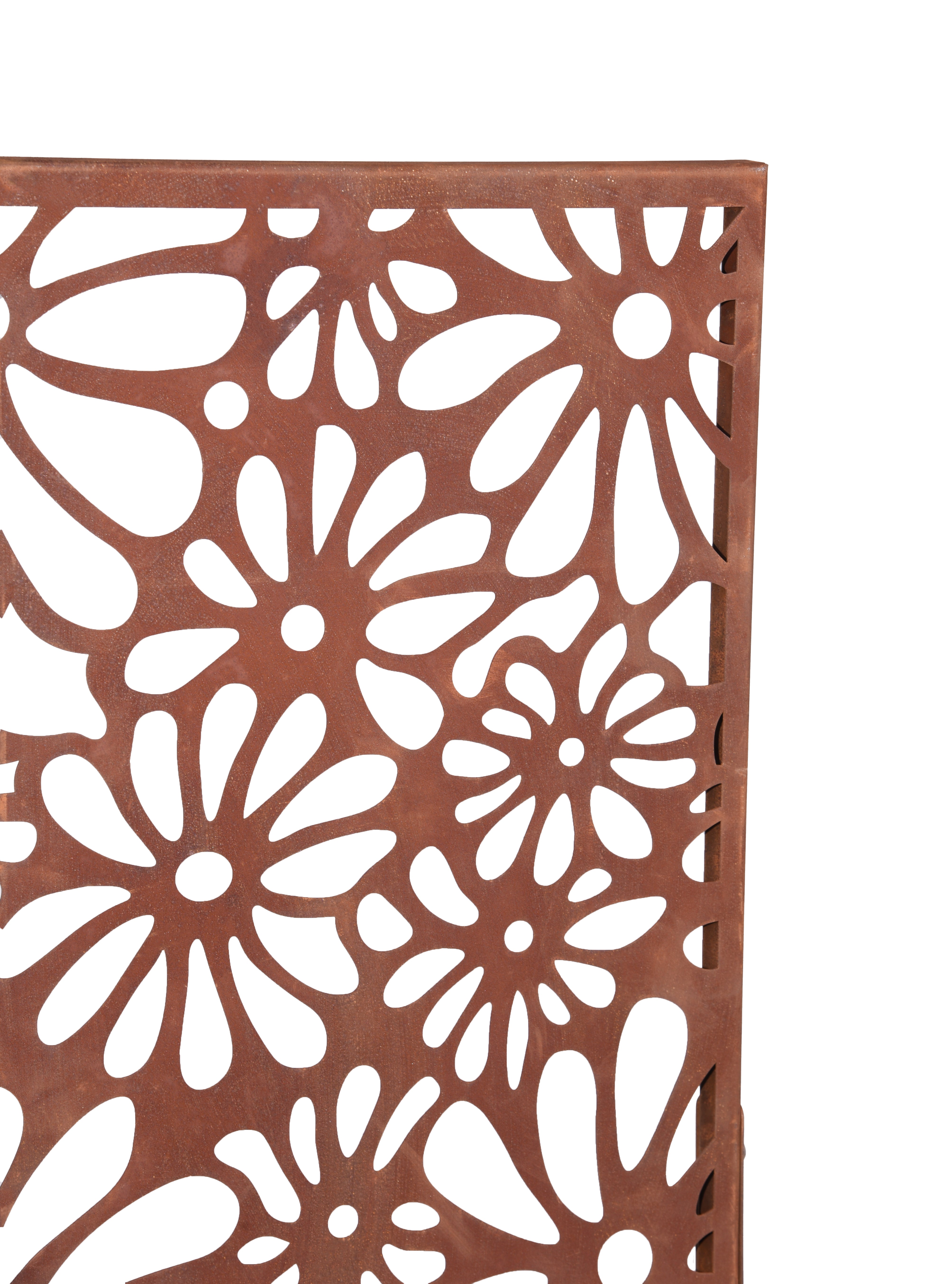 Pflanzkübel EZRA Sichtschutz Raumteiler Rostoptik Garden Pleasure