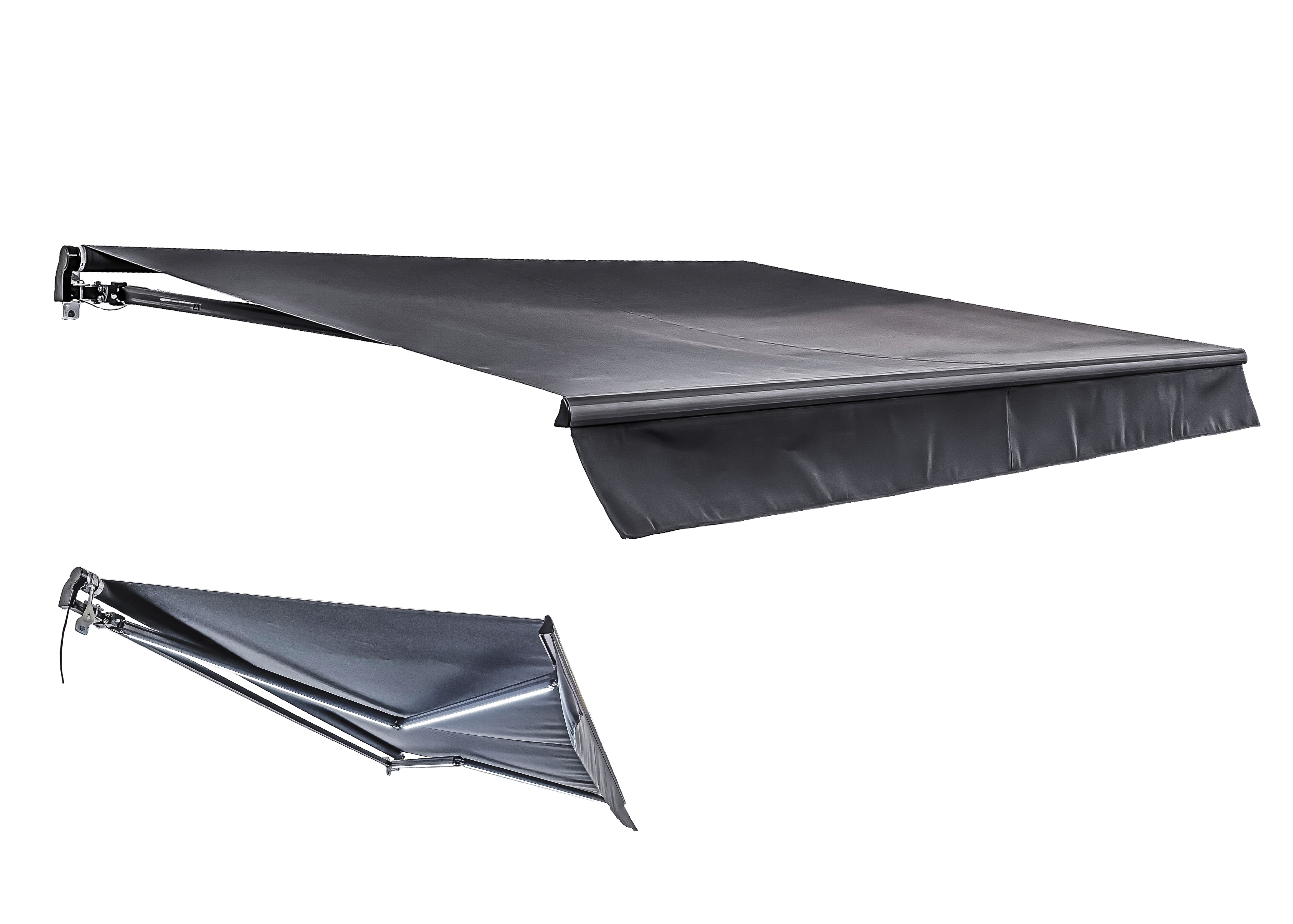 Elektrische Gelenkarmmarkise LED Markise Motorisiert Sonnenschutz Garden Pleasure