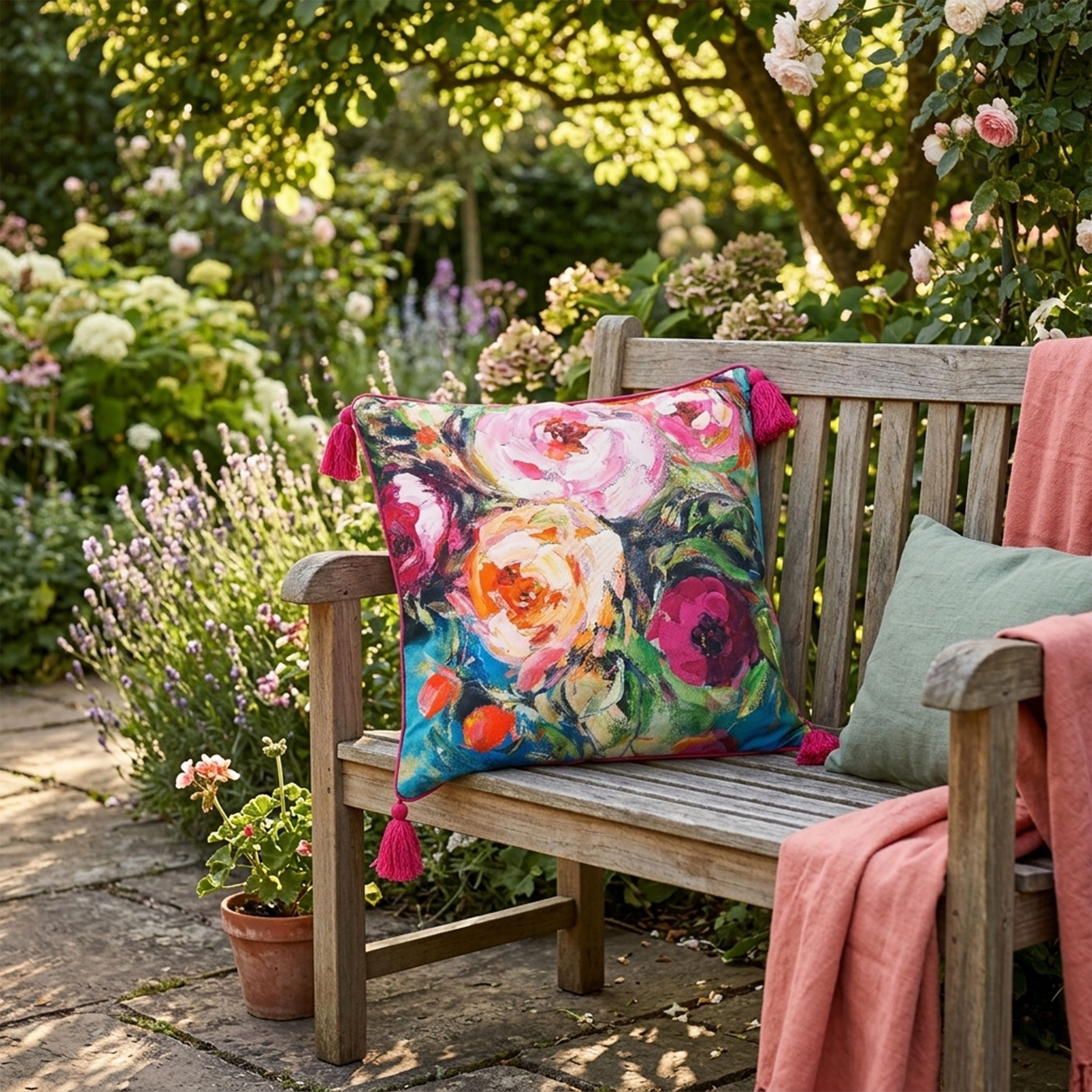 Sitzkissen Outdoor | Outdoor Kissen 45x45 cm | Outdoor Sitzkissen Outdoorkissen