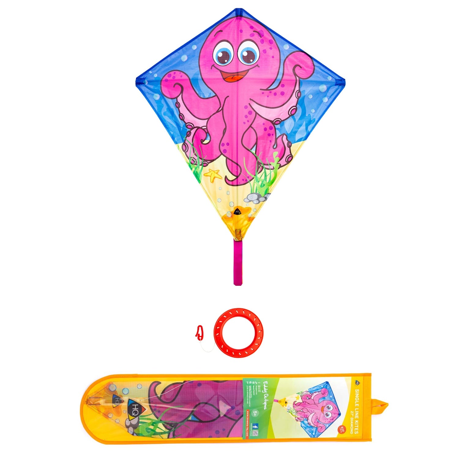 Kinderdrachen Einleiner Drachen HQ Eddy Octopus Flugdrachen