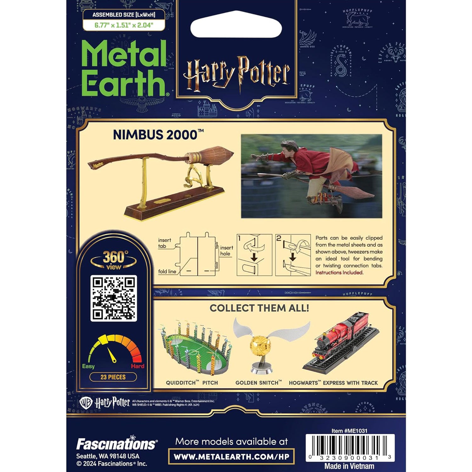 Metal Earth Harry Potter Nimbus 2000 ME1031 3D Figur Metallbausatz