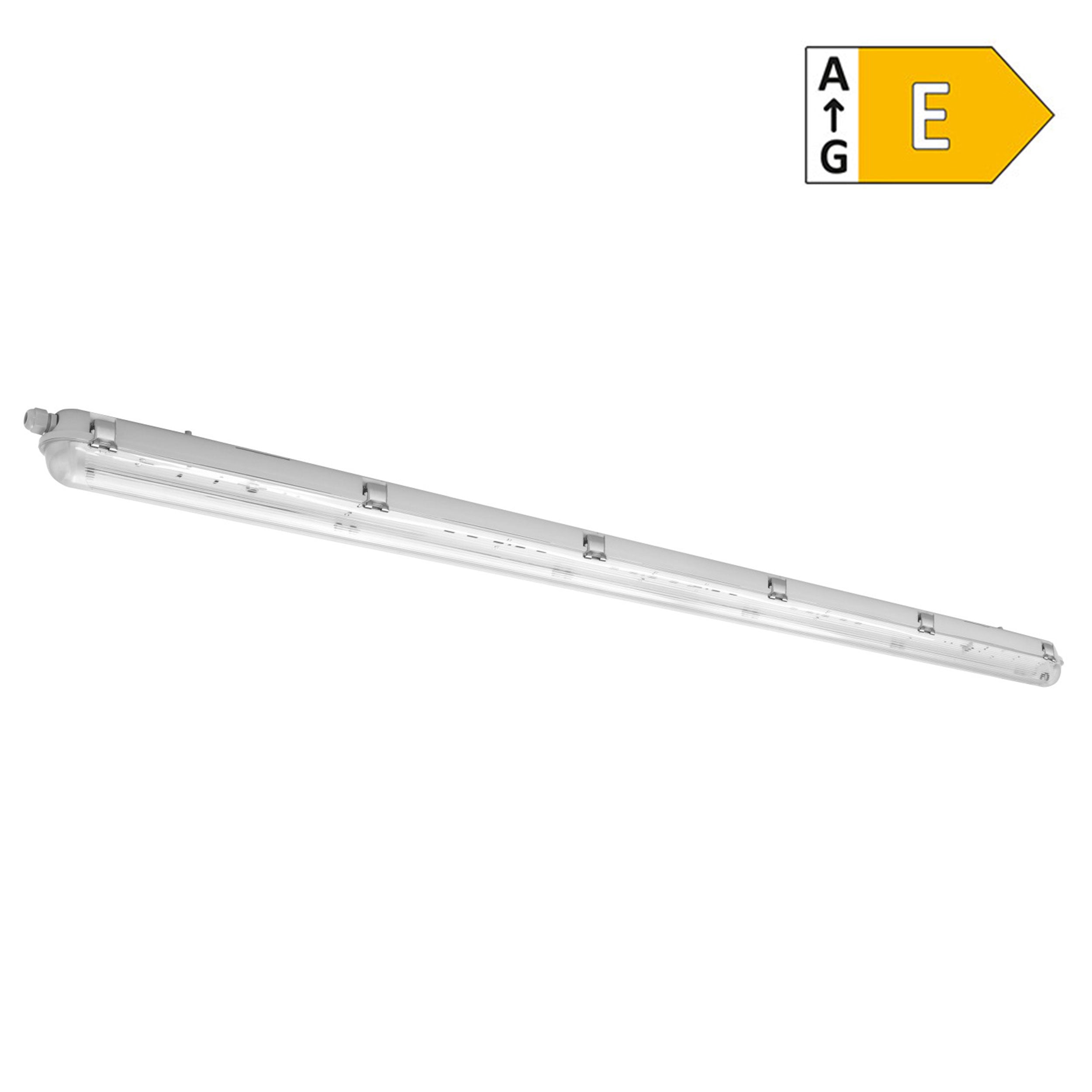 Ledino LED Feuchtraumleuchte Lindenau – 156 cm Spritzwasser-Lampe 2 640 lm für Keller & Garage