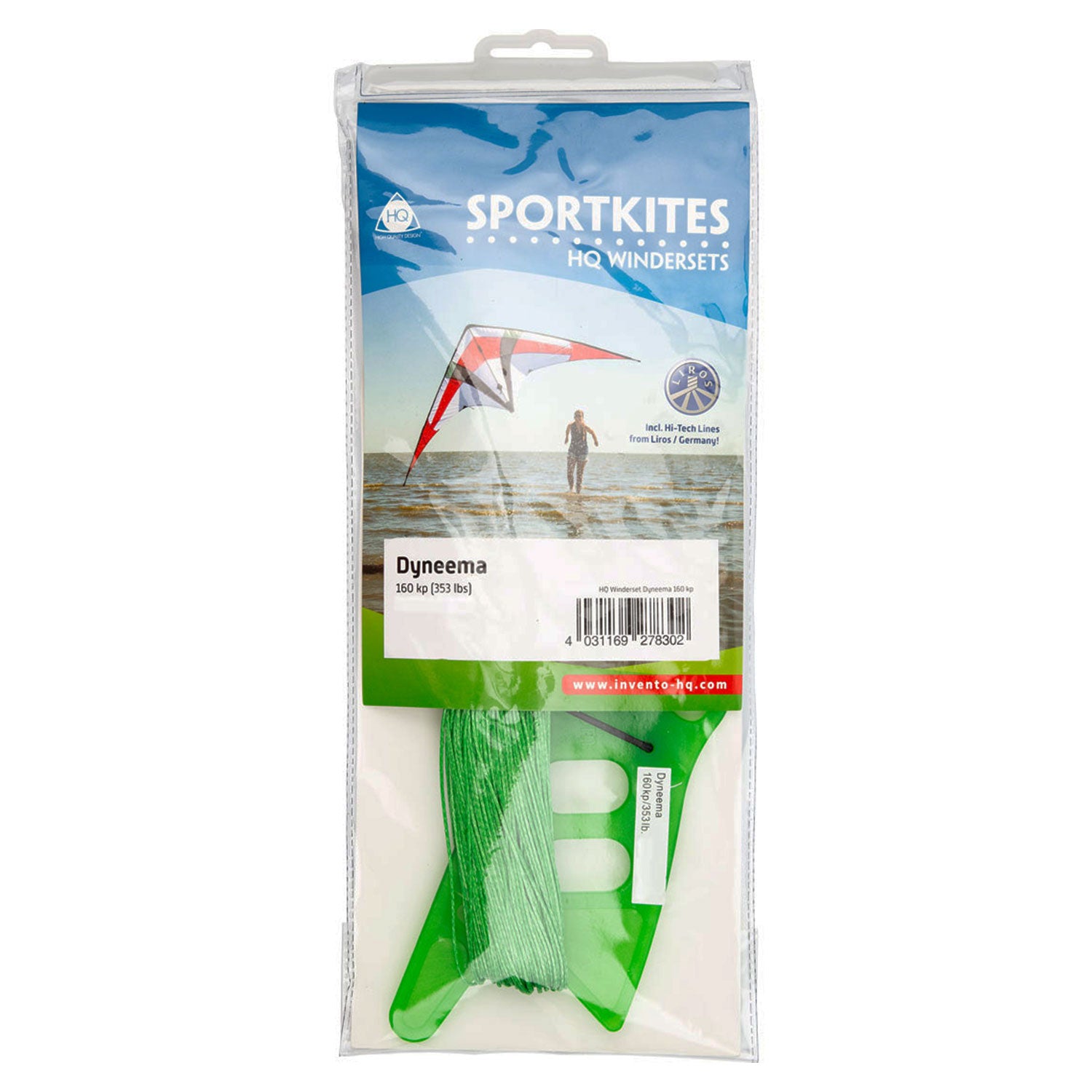 Drachenschnur Drachenleine HQ Winderset Liros Dyneema 160 kp / 2 x 25 m