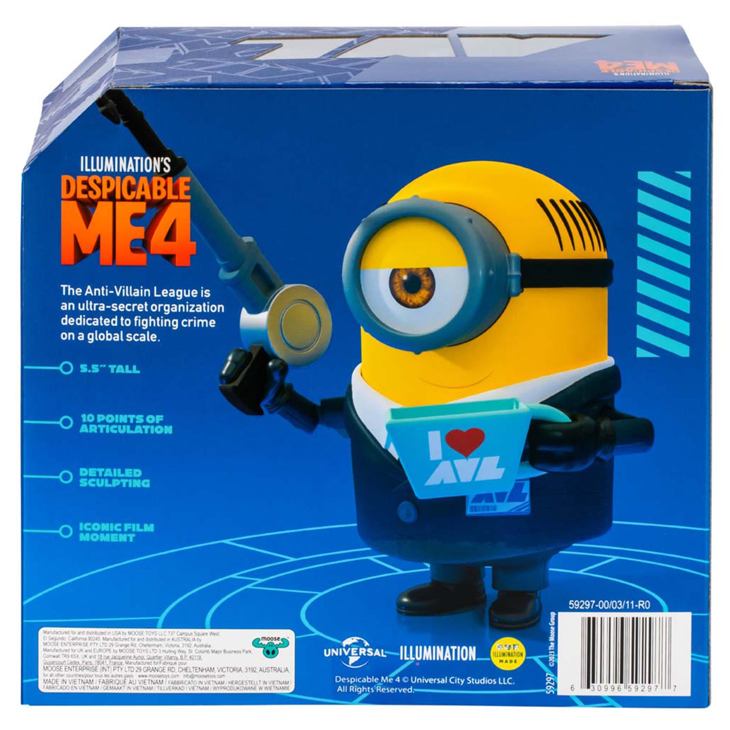 Despicable Me 4 - AVL Squad Mega Minion 10cm Actionfigur - Mel