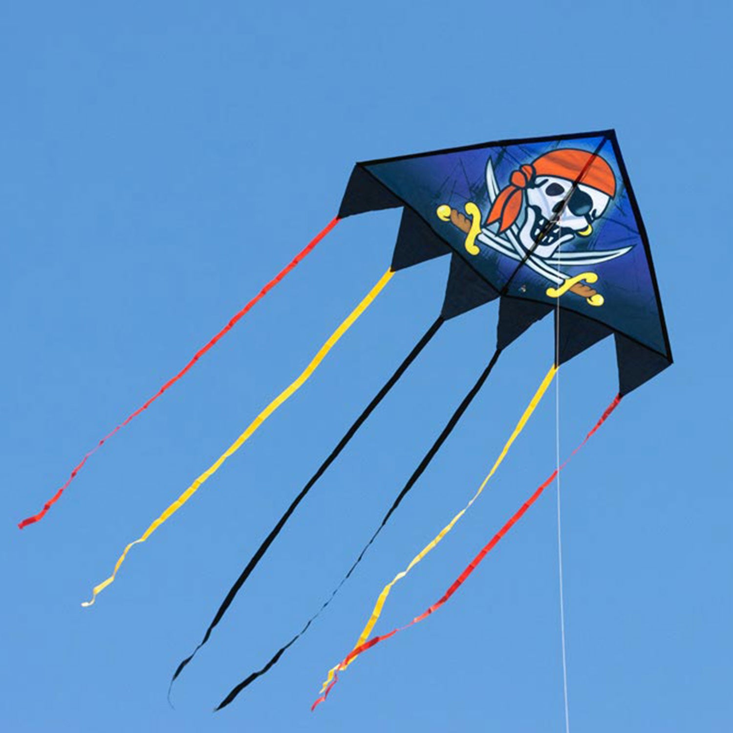 Kinderdrachen Einleiner Drachen HQ Delta Jolly Roger 140 cm Flugdrache