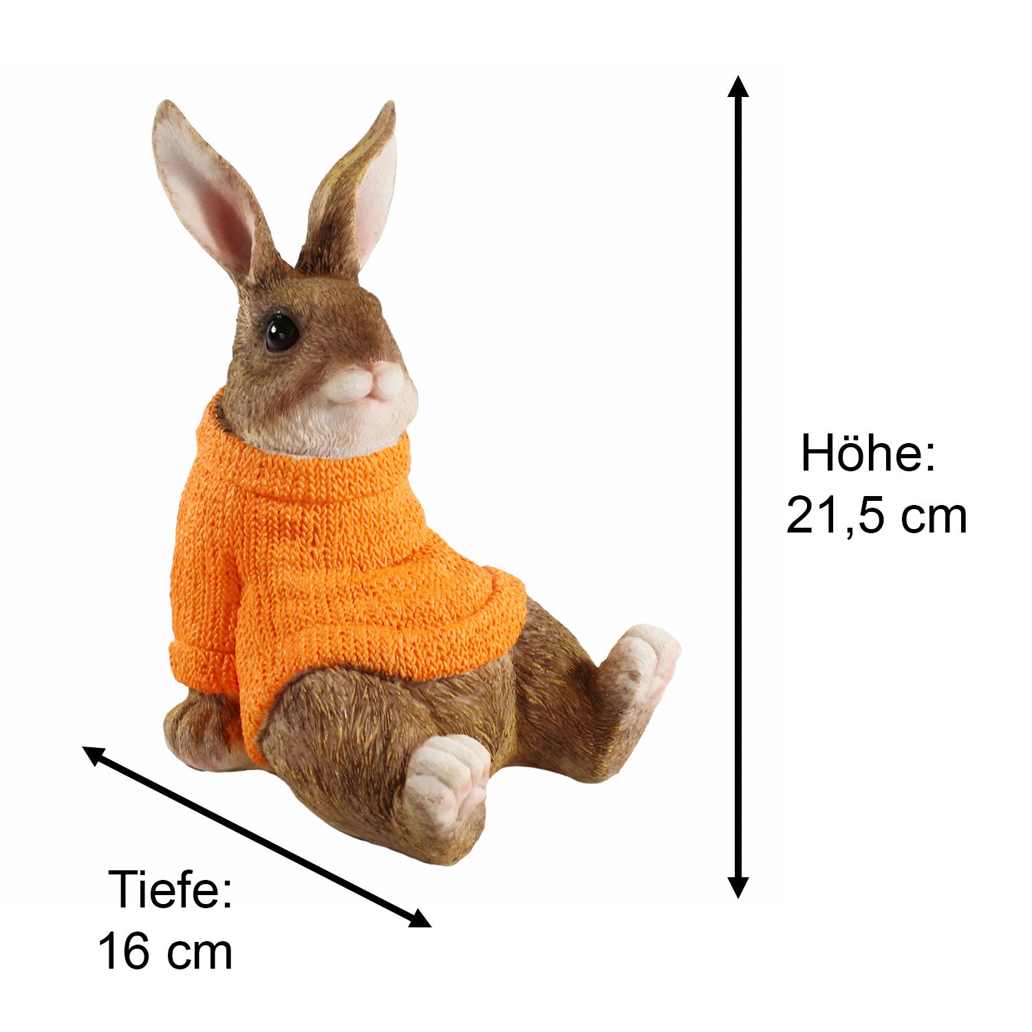 Dekohasen mit Pullover Osterhase Deko klein Deko Hasen für den Garten versch. Farben