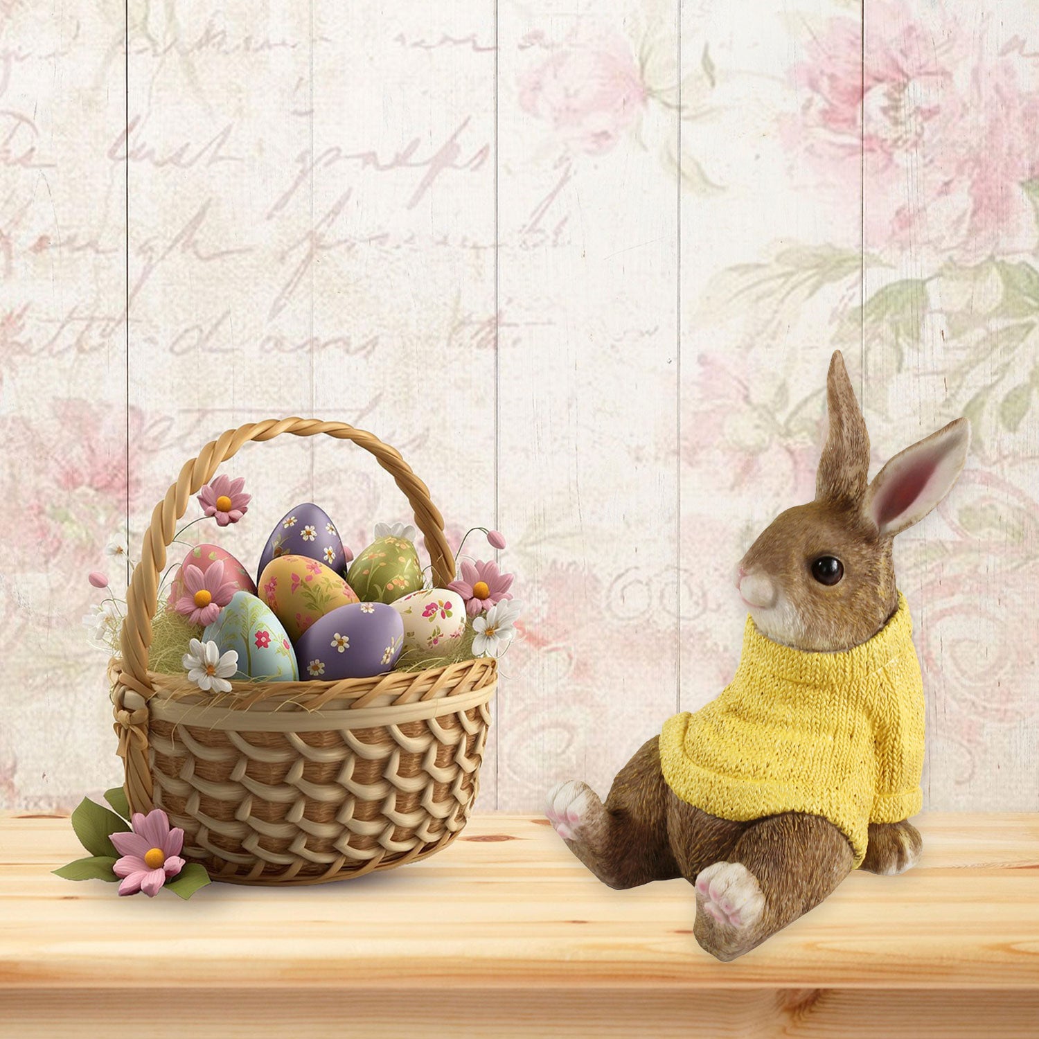 Dekohasen mit Pullover Osterhase Deko klein Deko Hasen für den Garten versch. Farben