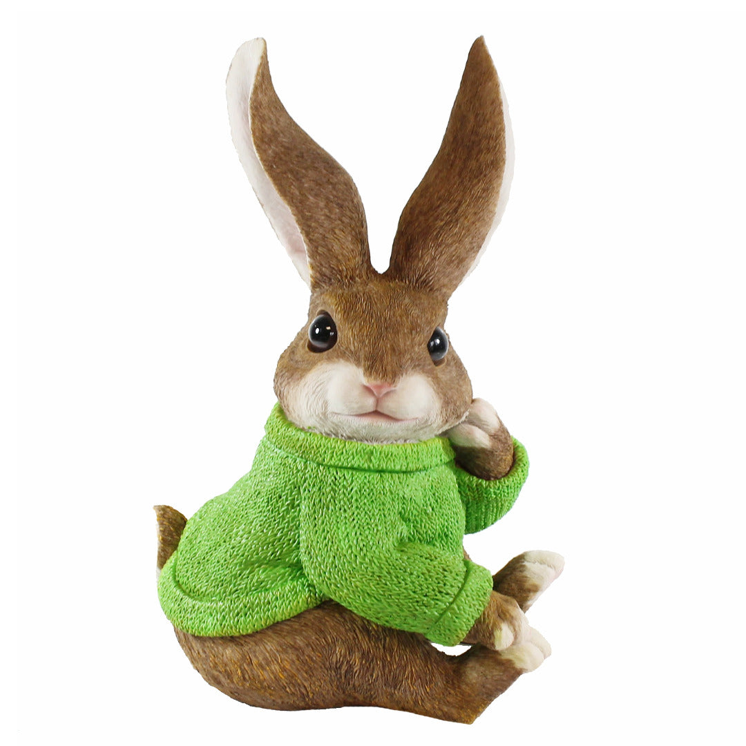 Dekohasen XL mit Pullover Osterhase Deko groß Deko Hasen für den Garten versch. Farben