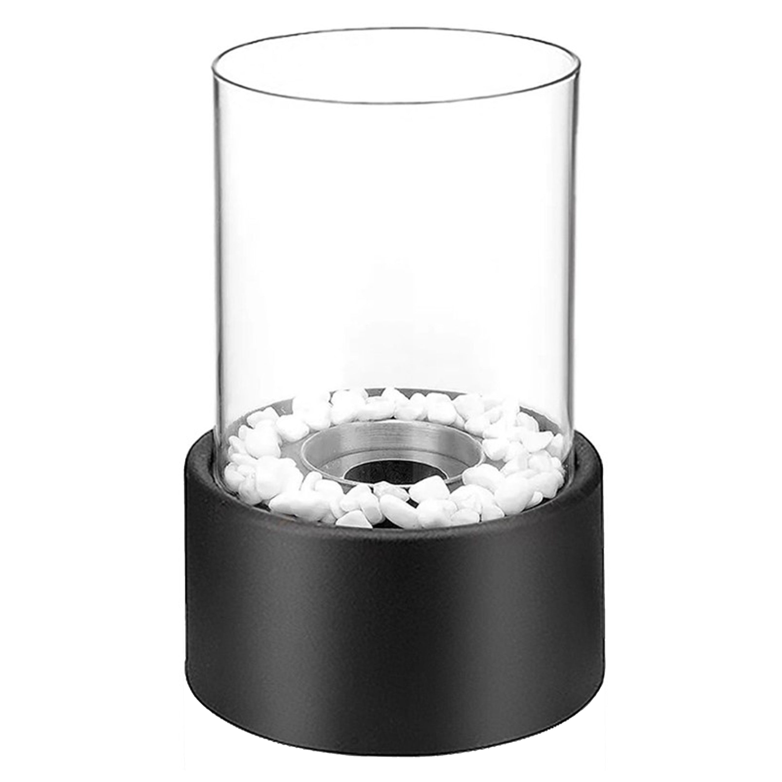 Tischkamin Bioethanol Tischfeuer für Indoor & Outdoor auf Tisch, Balkon & Terrasse