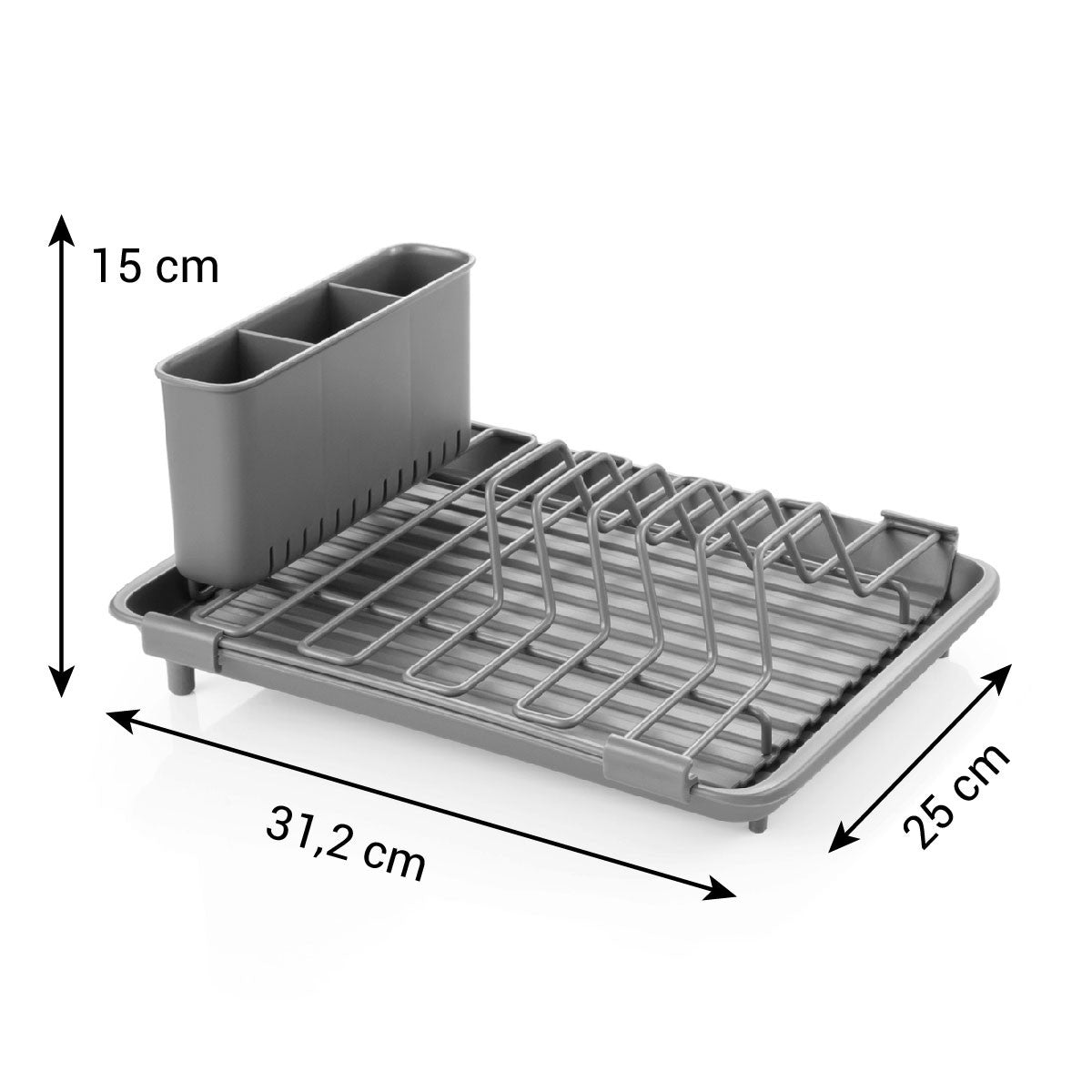 Tescoma Abtropfschale COMPACT verschiebbar – variable Spülenablage