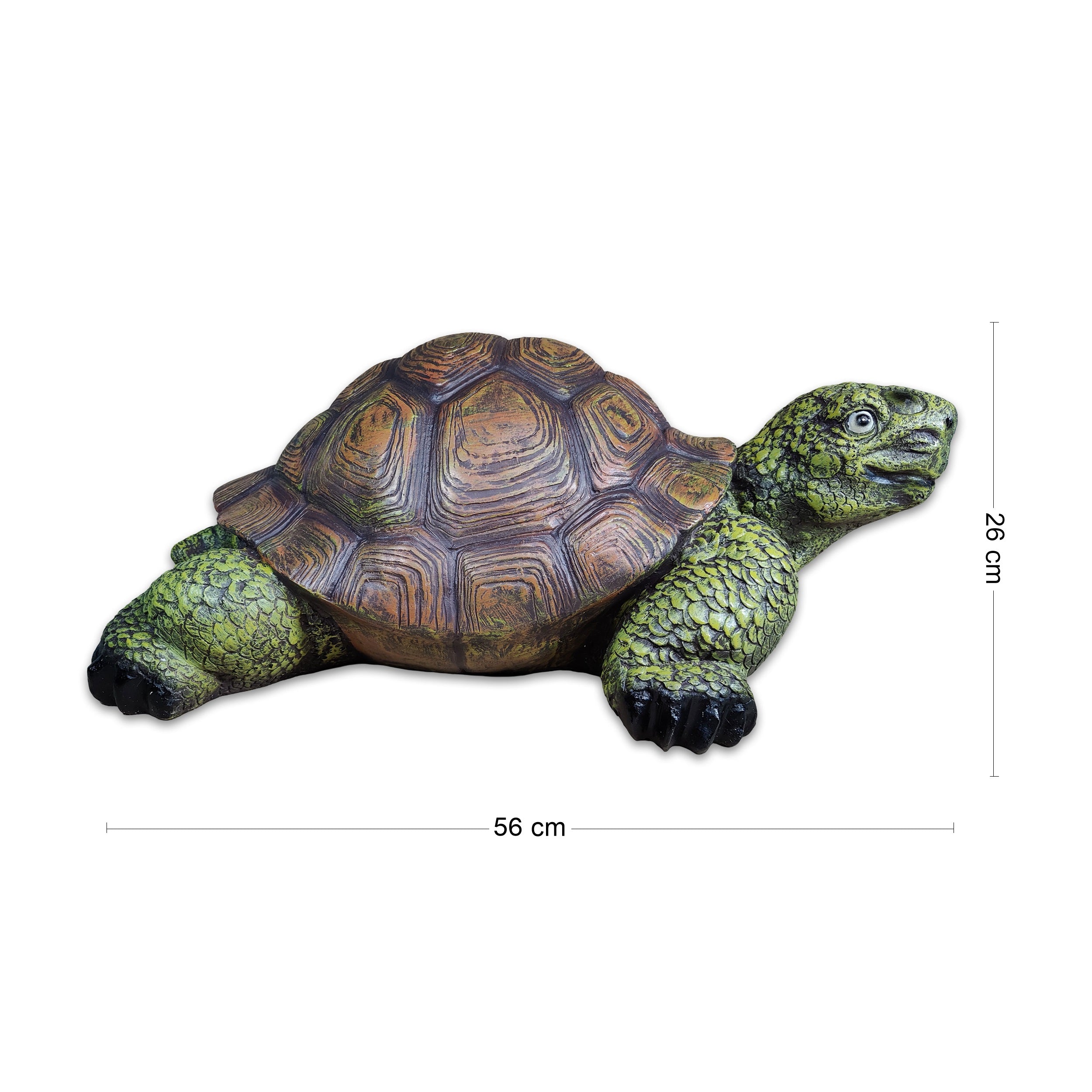 Schildkröte Figur – realistische Gartenfigur Schildkröte groß & klein, handbemalt