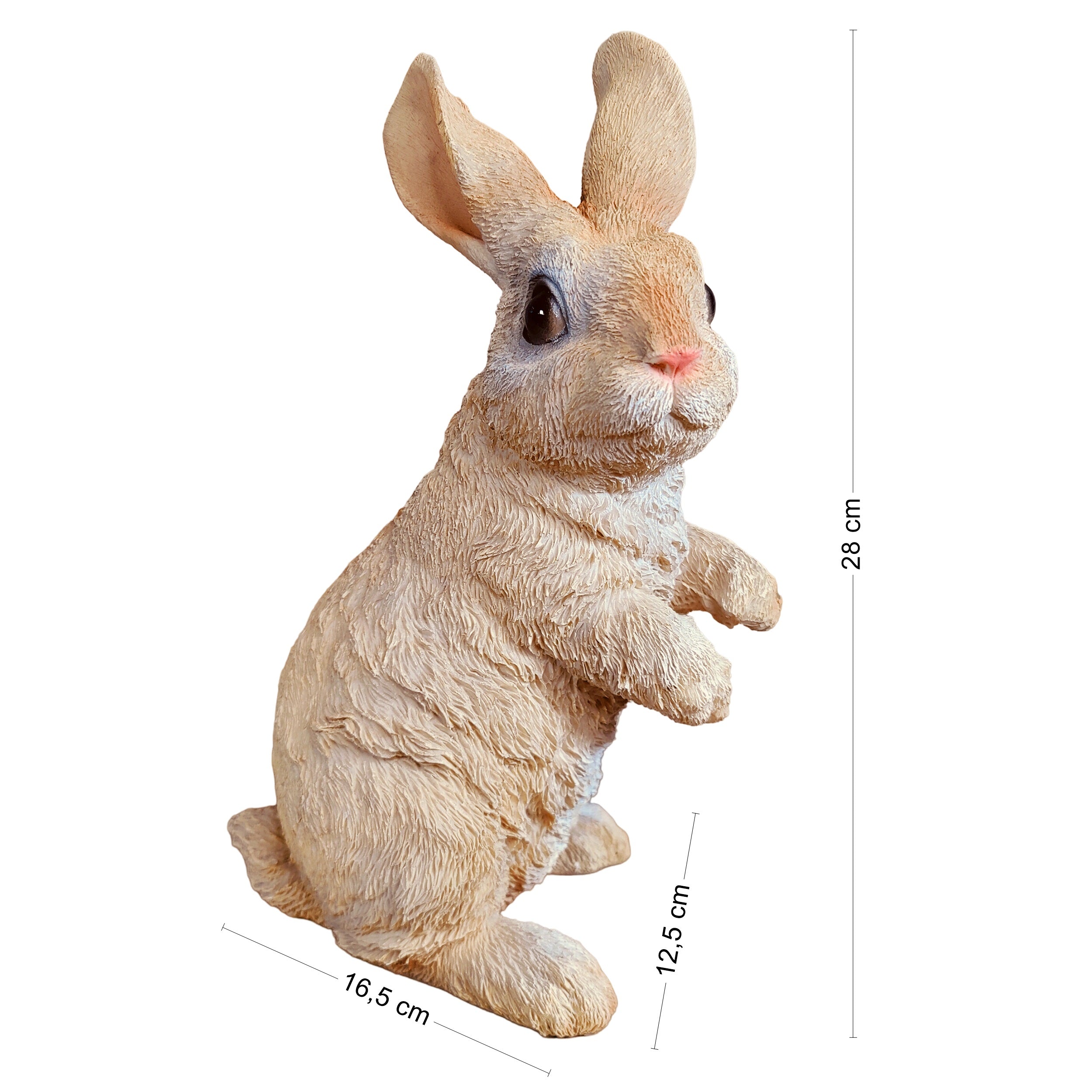 Hasenfigur Hasenfamilie – Deko Hase als Osterdeko Hase für Garten & Zuhause, Kind Mutter Vater