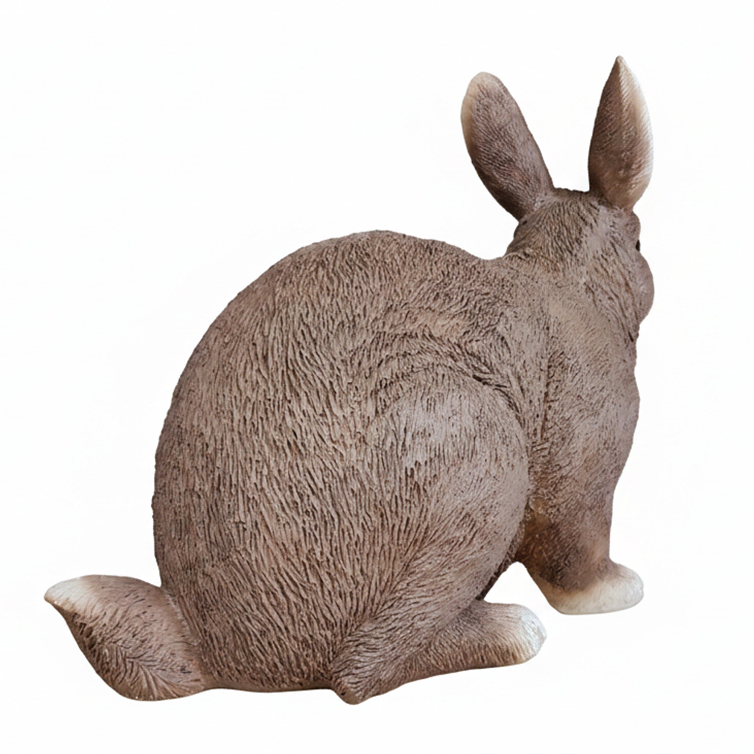 Gartenfigur Hase realistische Hasenfigur als Deko Hase – Osterhase als Deko für Ostern zu Hause und Garten