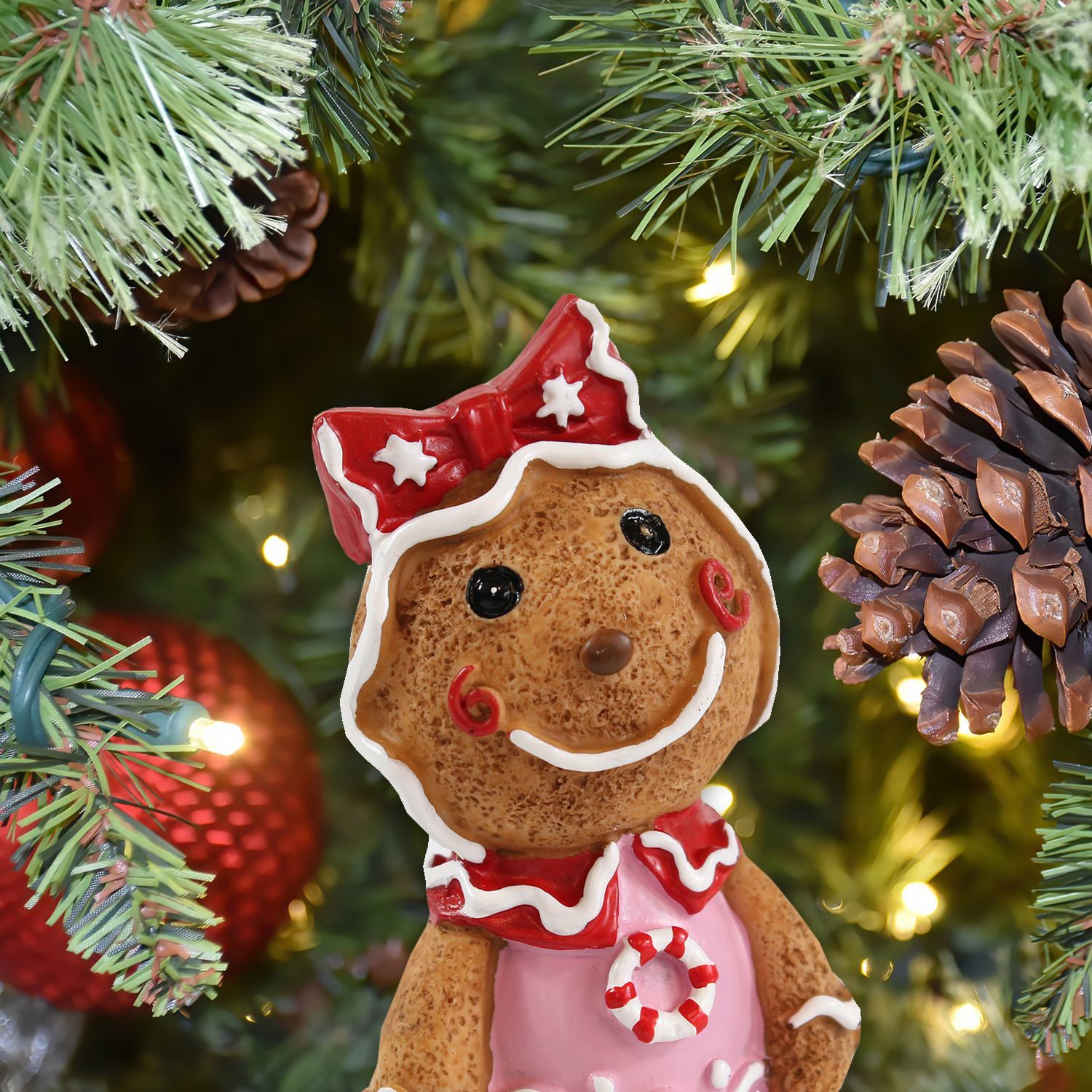 Lebkuchenfrau Girl Weihnachts Tischdeko Weihnachtsfiguren Lebkuchen Deko