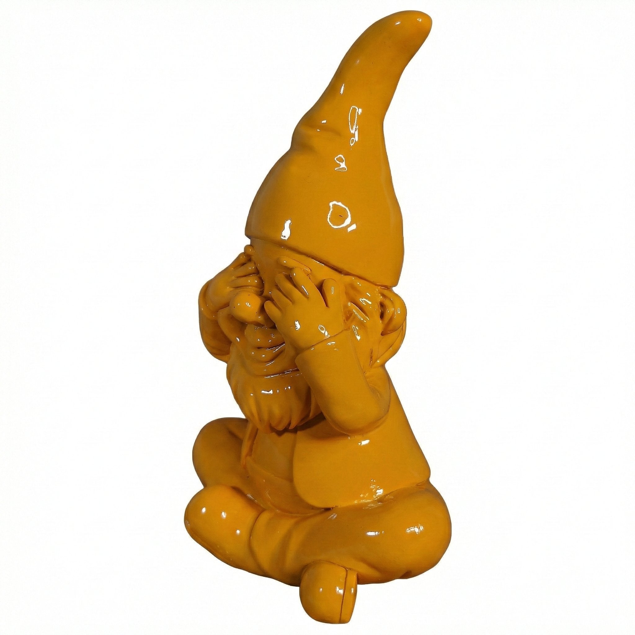 Gartenzwerg nichts sehen -GartenPoser- Zwerg Deko in Pastell Hochglanz 2 Größen 6 Farben (BlindPoser)