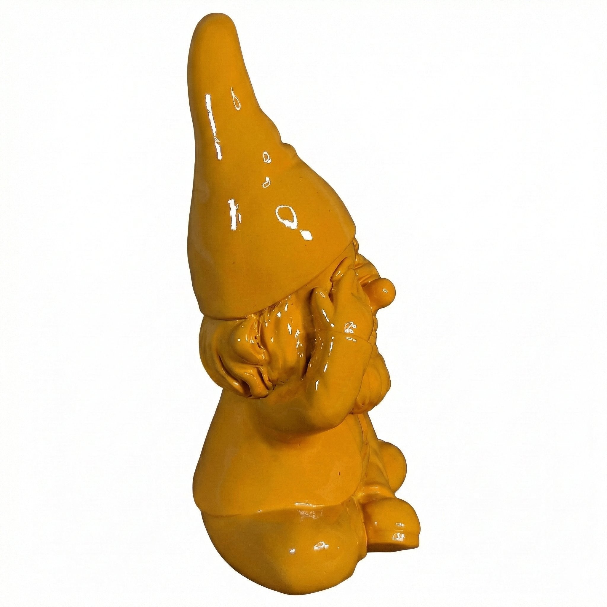 Gartenzwerg nichts sehen -GartenPoser- Zwerg Deko in Pastell Hochglanz 2 Größen 6 Farben (BlindPoser)