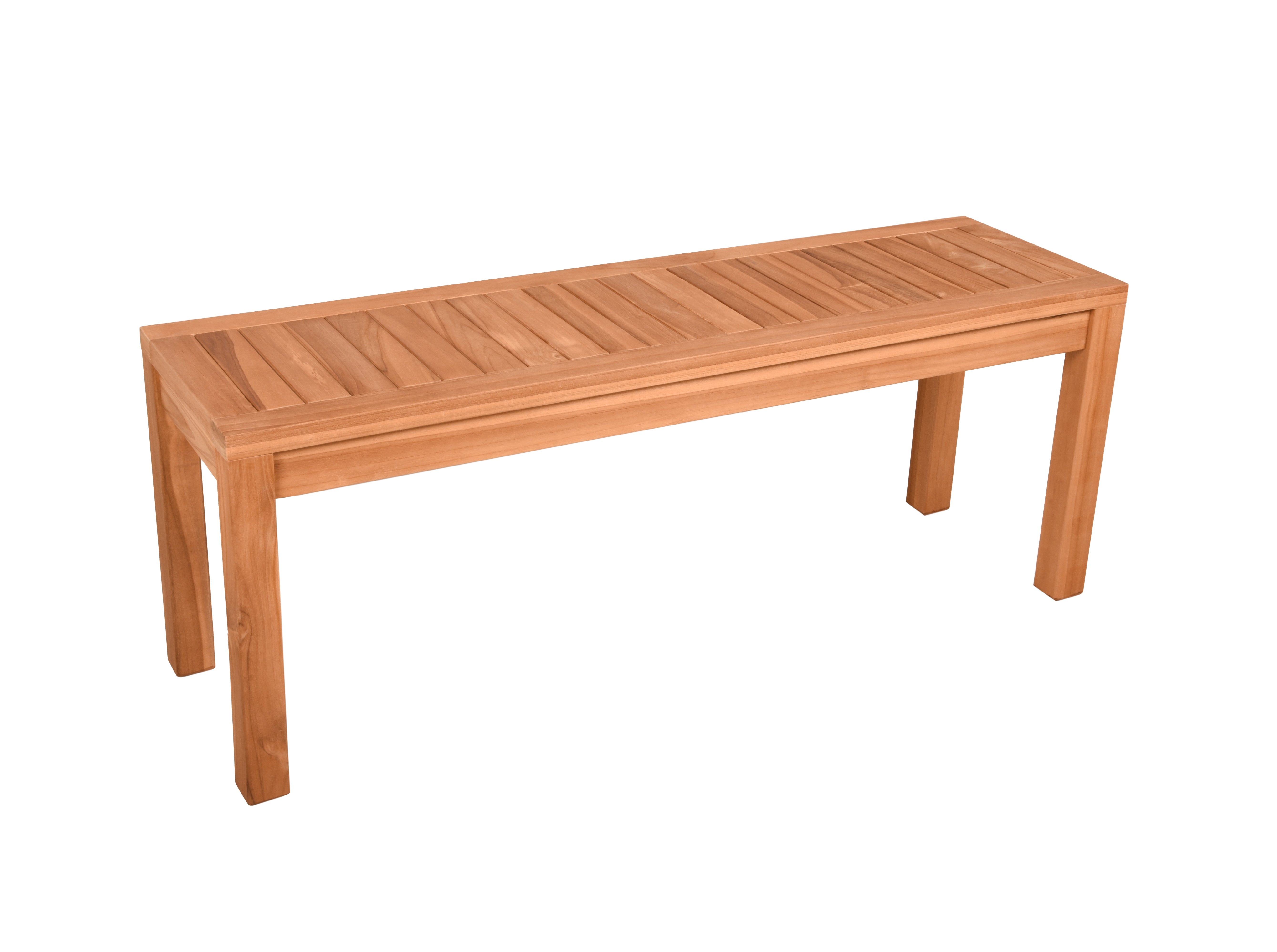 Bank BIARO Gartenbank Sitzbank Teakholz Garden Pleasure 2-Sitzer