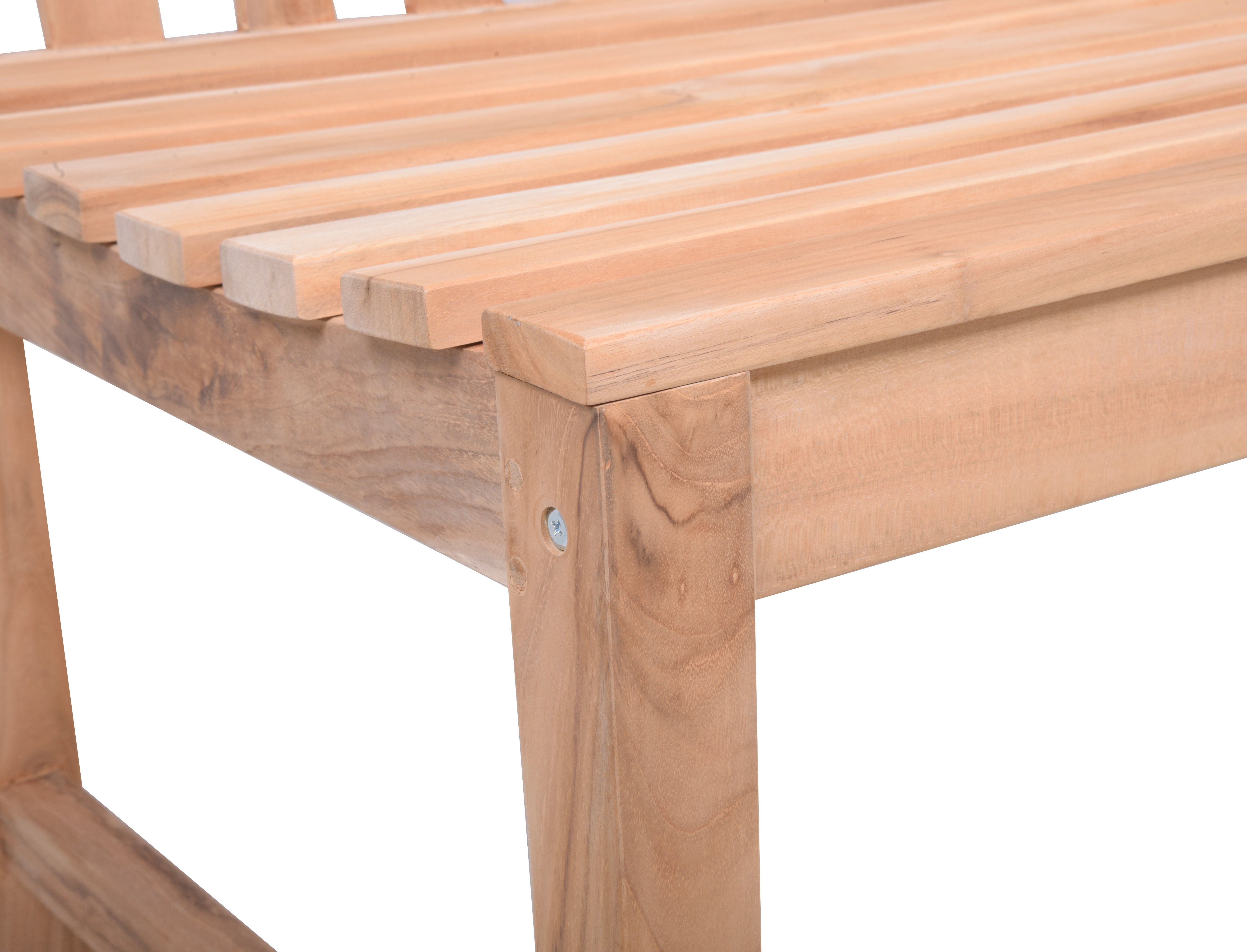 Bank SOLO Gartenbank Sitzbank Teakholz Garden Pleasure 3-Sitzer