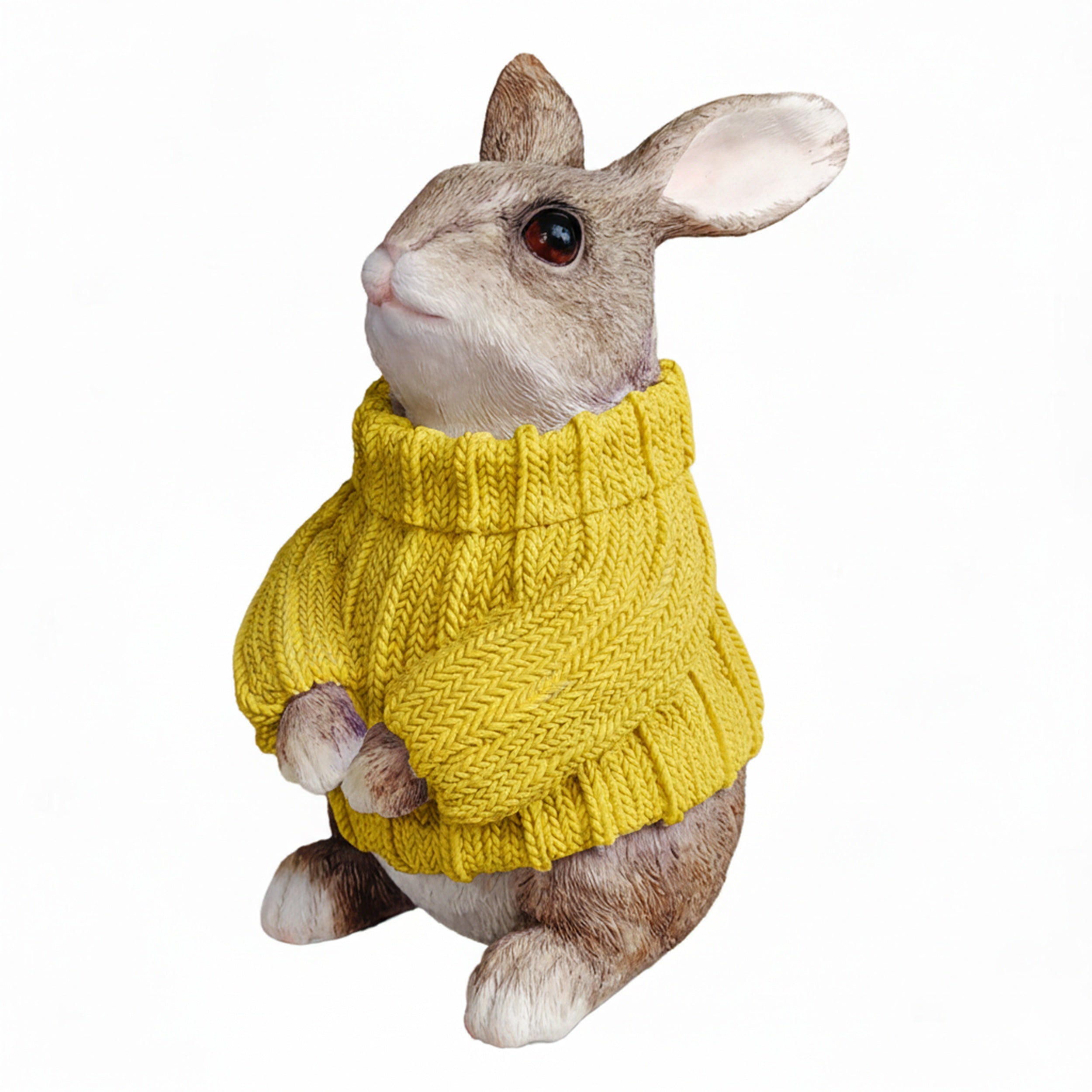 Deko Hase XL im Pullover groß – Deko Osterhase Hasenfigur sitzend, Osterdeko & Gartenfigur in versch. Farben