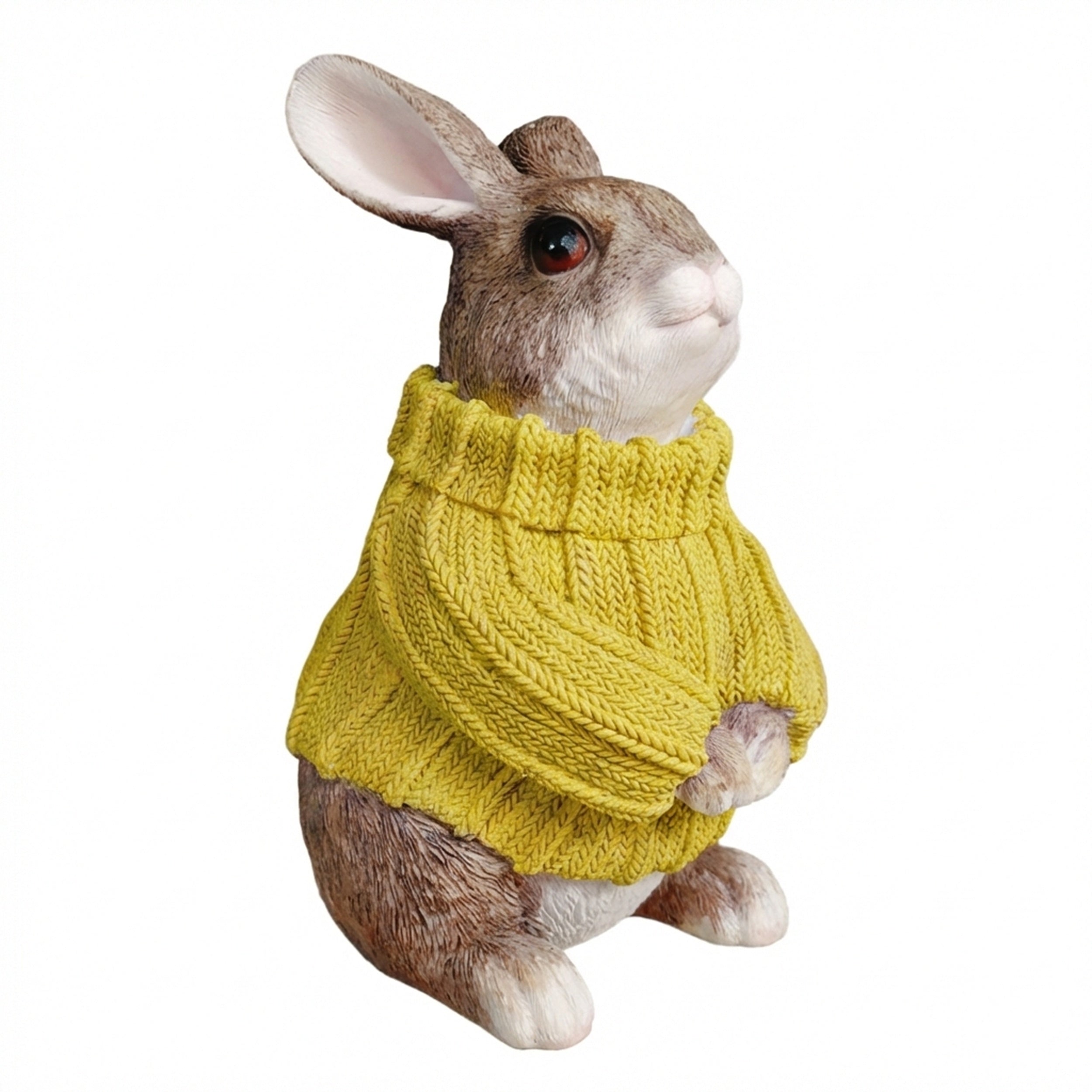 Deko Hase XL im Pullover groß – Deko Osterhase Hasenfigur sitzend, Osterdeko & Gartenfigur in versch. Farben