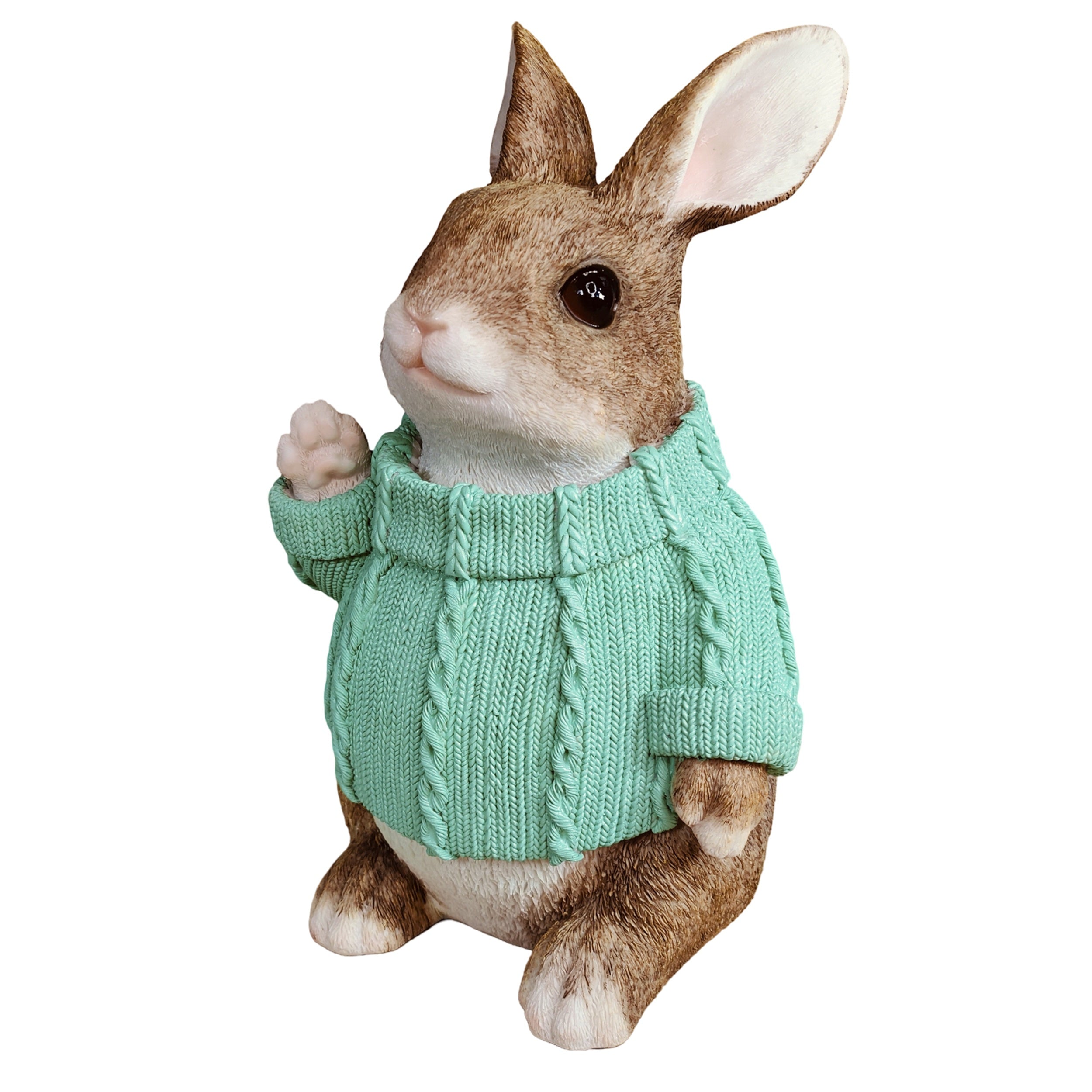 Deko Hase XL im Pullover groß – Deko Osterhase Hasenfigur sitzend, Osterdeko & Gartenfigur in versch. Farben
