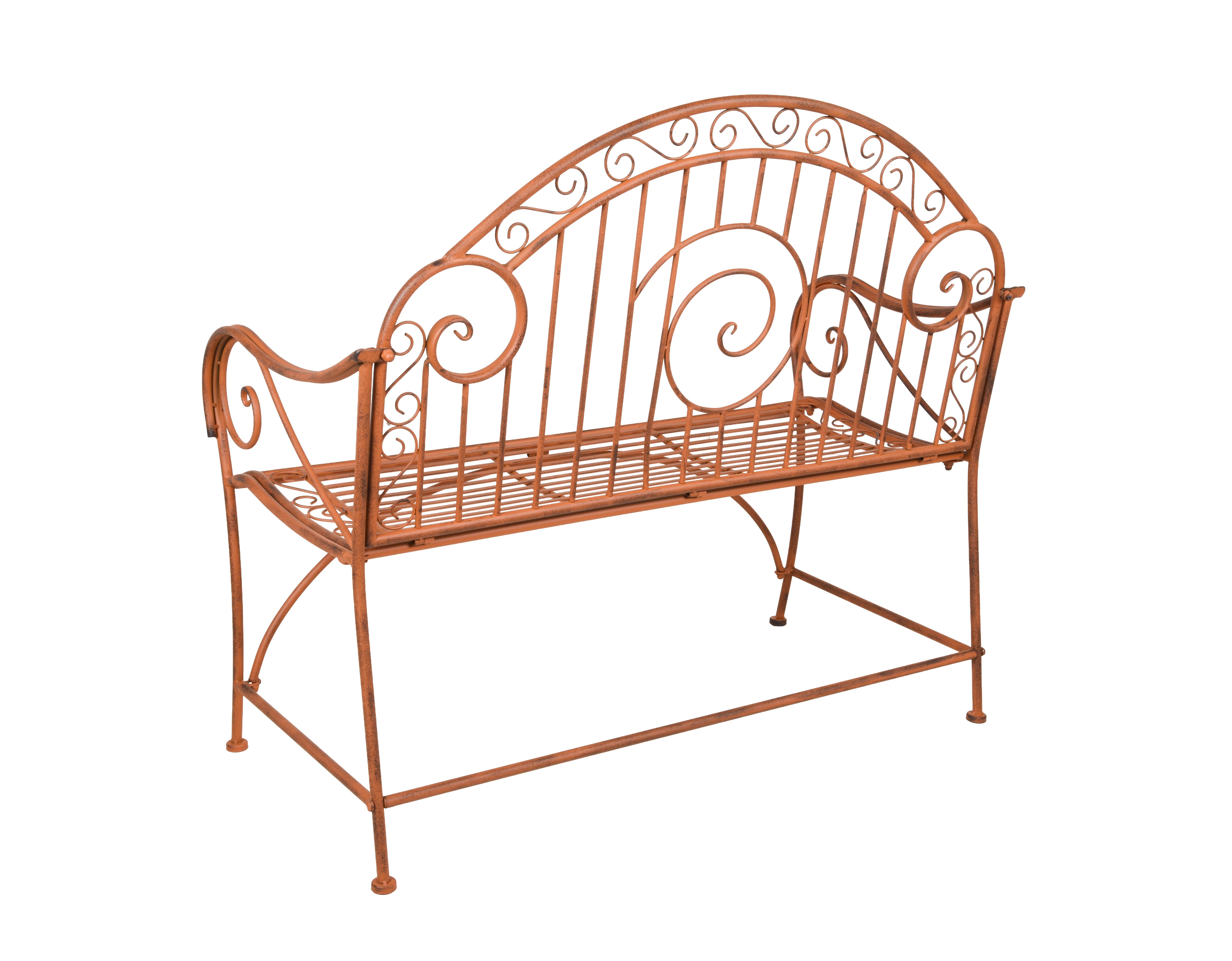 Bank CAMEROON Gartenbank Sitzbank Rostoptik Garden Pleasure