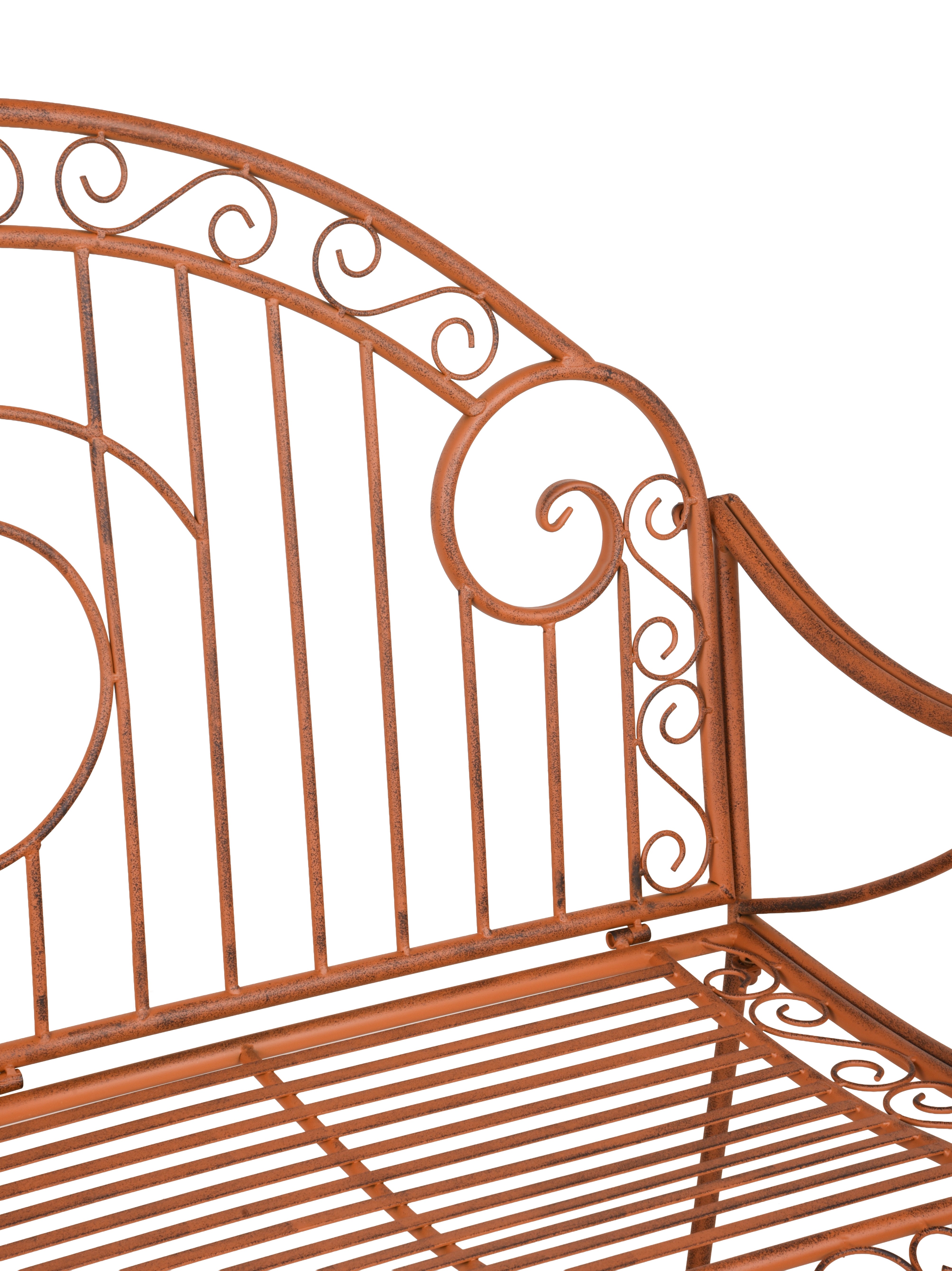 Bank CAMEROON Gartenbank Sitzbank Rostoptik Garden Pleasure