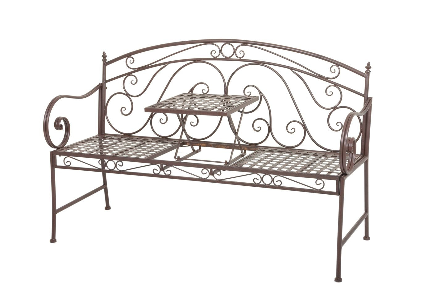 Gartenbank SAKET 2-Sitzer Klapptisch-Bank Garden Pleasure multifunktional robust rustikal Outdoor