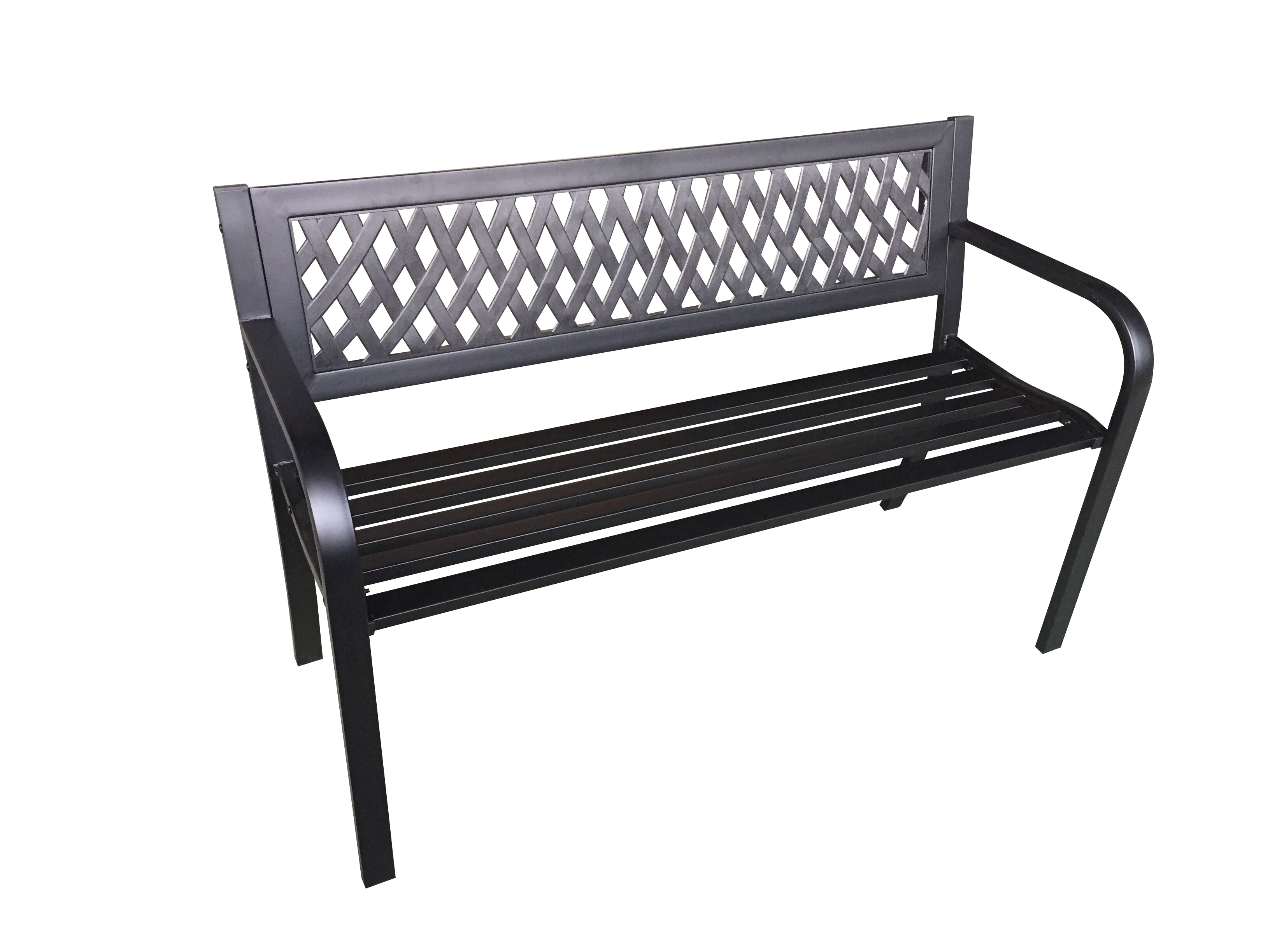 Gartenbank ASKJA Parkbank 2-Sitzer Garden Pleasure modern robust komfortabel Outdoor pulverbeschichtet