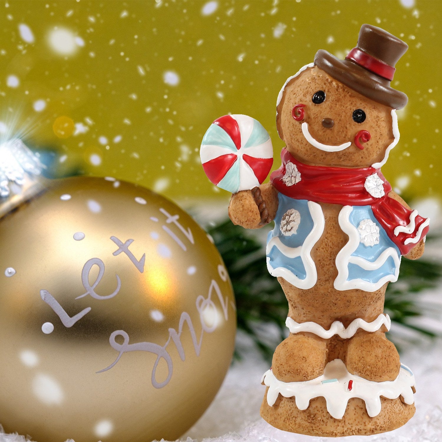 Lebkuchenmann Boy Weihnachts Tischdeko Weihnachtsfiguren Lebkuchen Deko