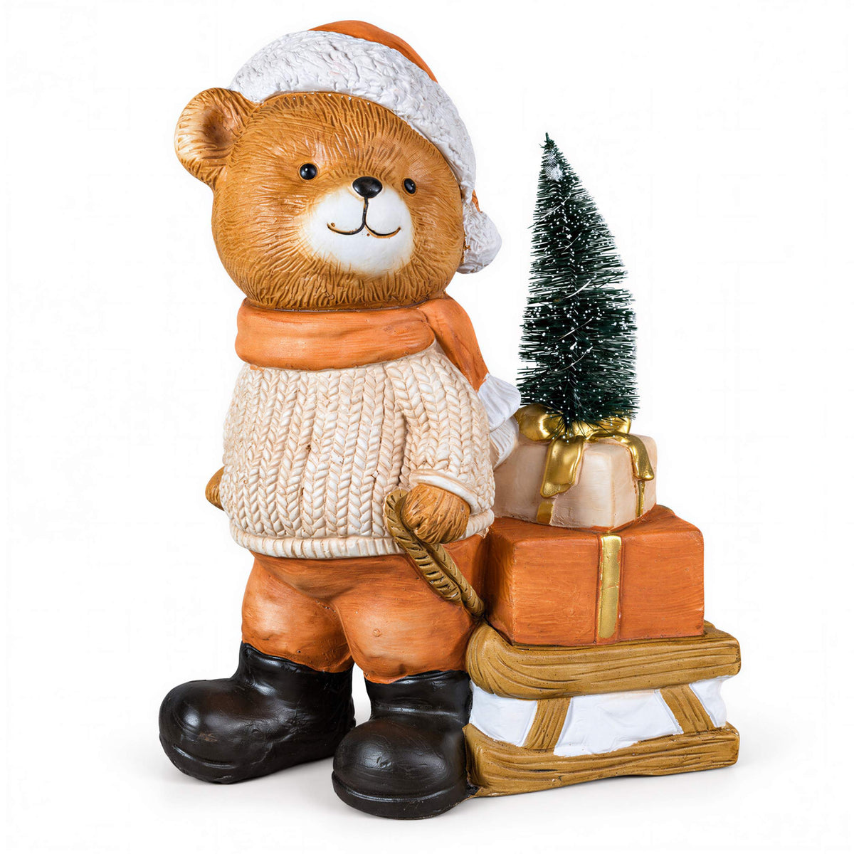 Bär Figur LED Weihnachtsdeko mit Batterie Weihnachtsbär Tischdeko Varianten